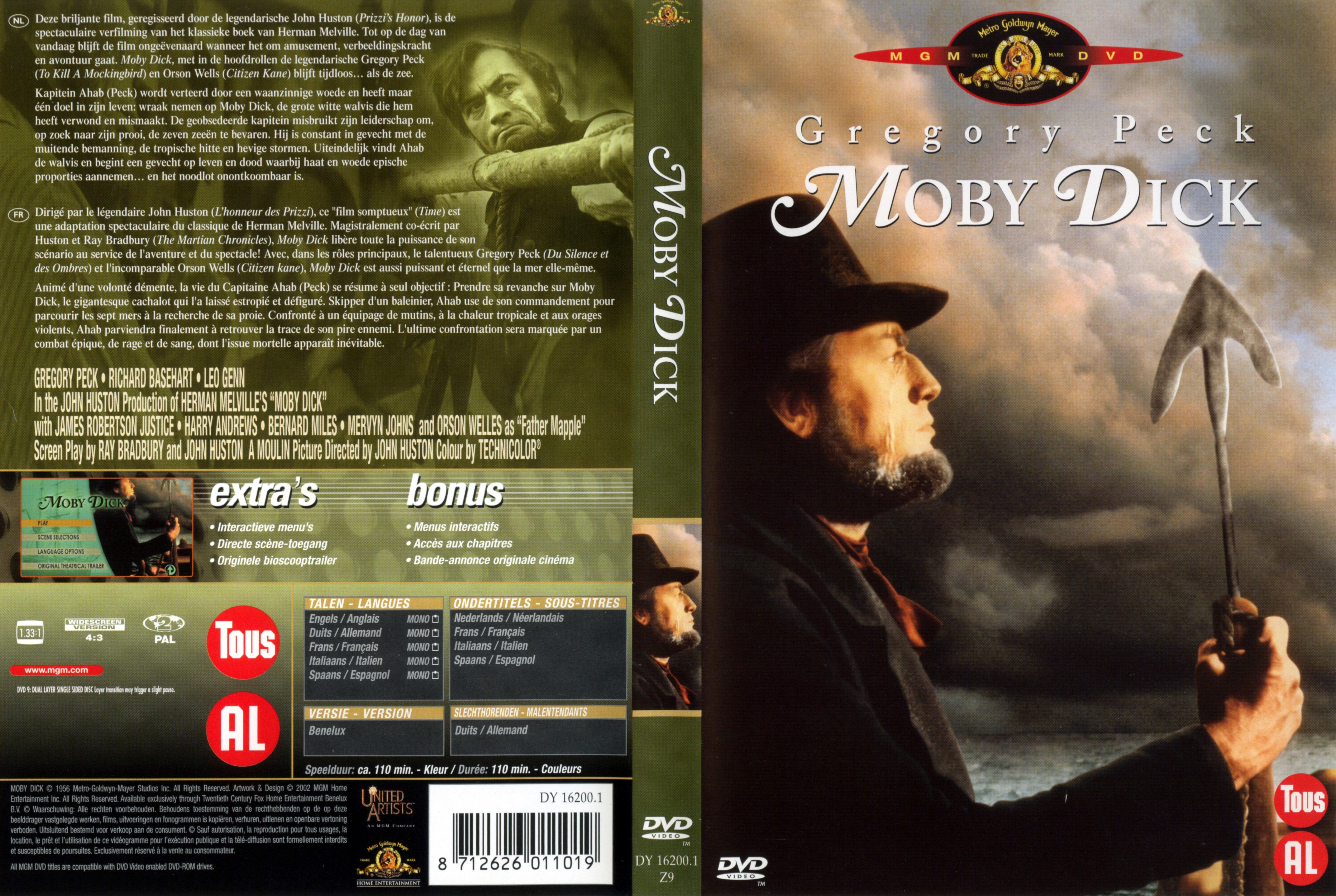 Jaquette DVD Moby Dick (1956)