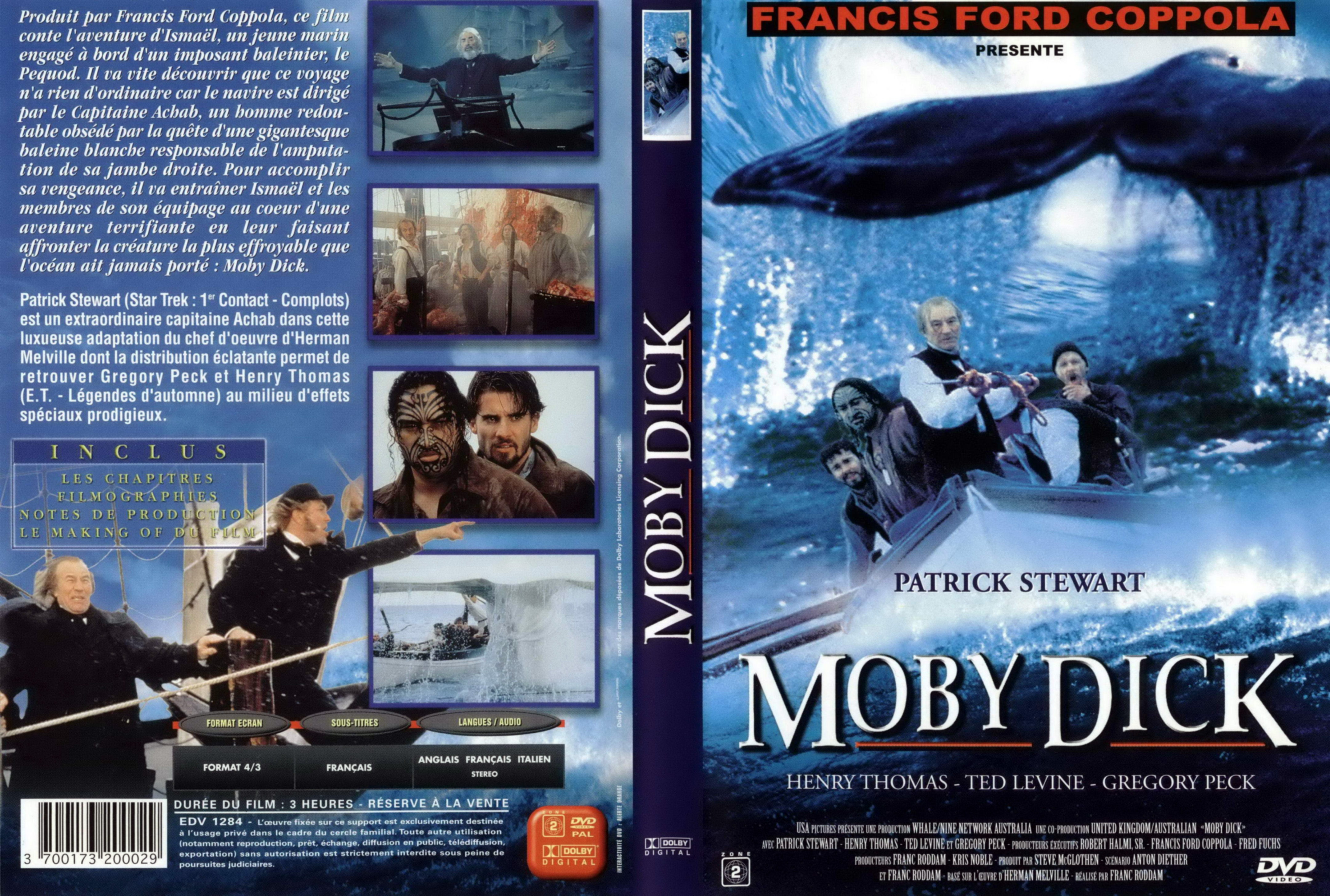 Jaquette DVD Moby dick (1998) v2
