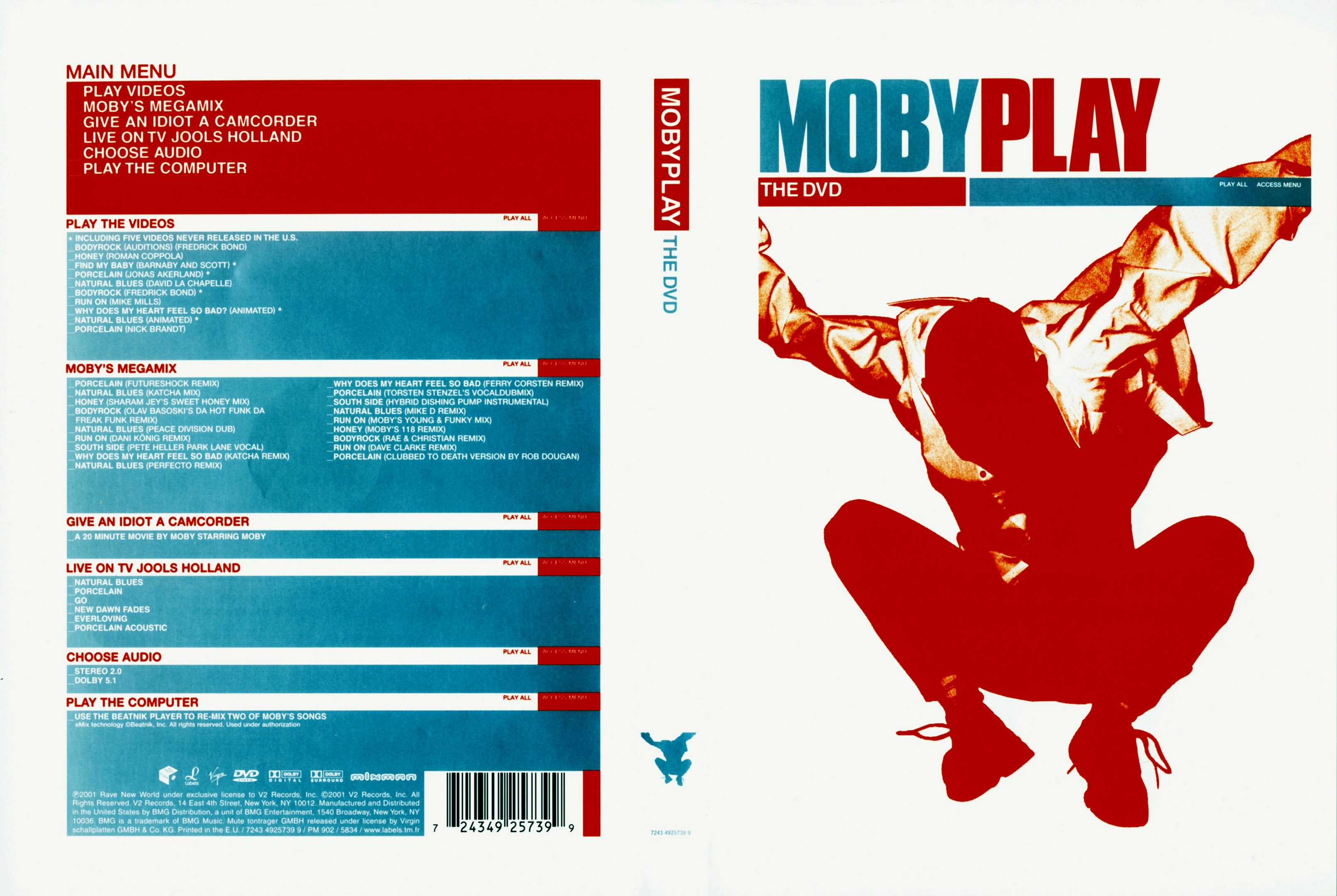 Jaquette DVD Moby play