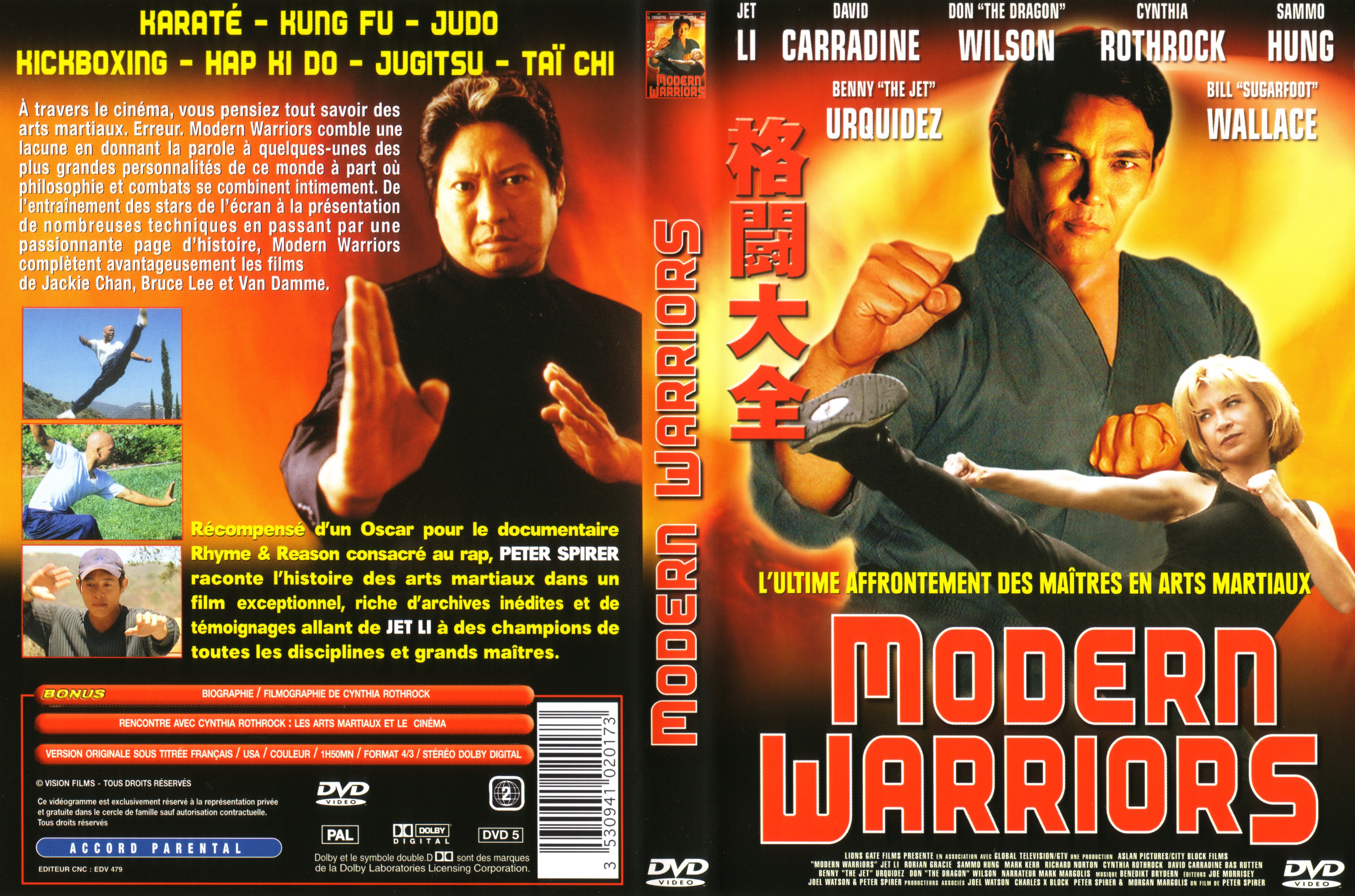 Jaquette DVD Modern warriors