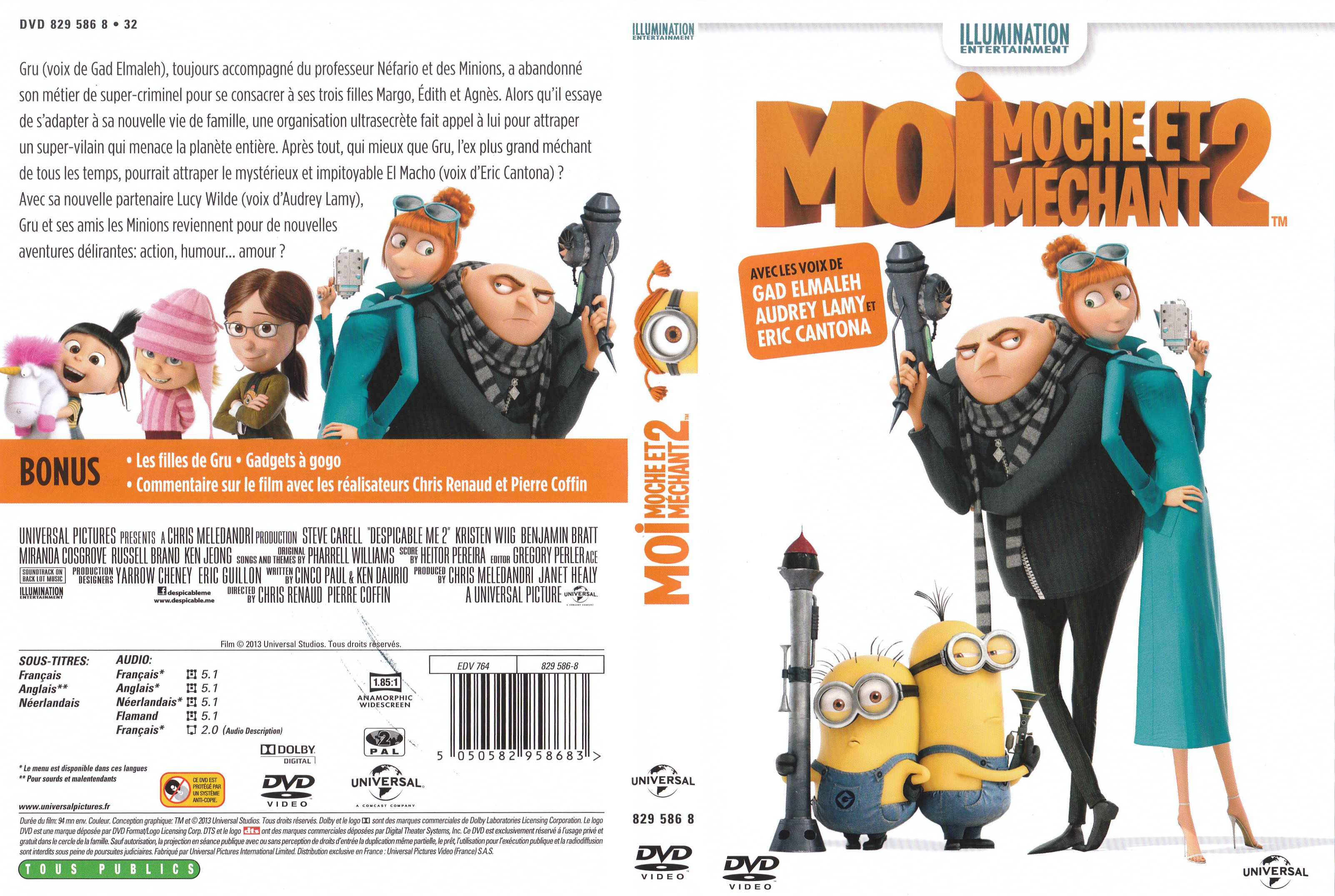 Jaquette DVD Moi moche et mchant 2