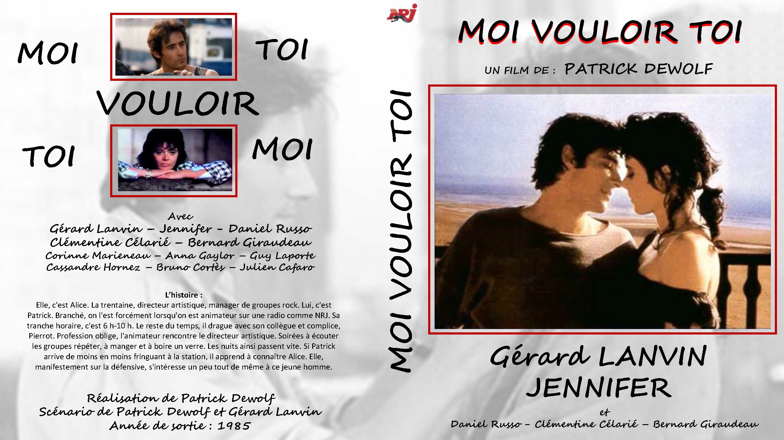 Jaquette DVD Moi vouloir toi custom