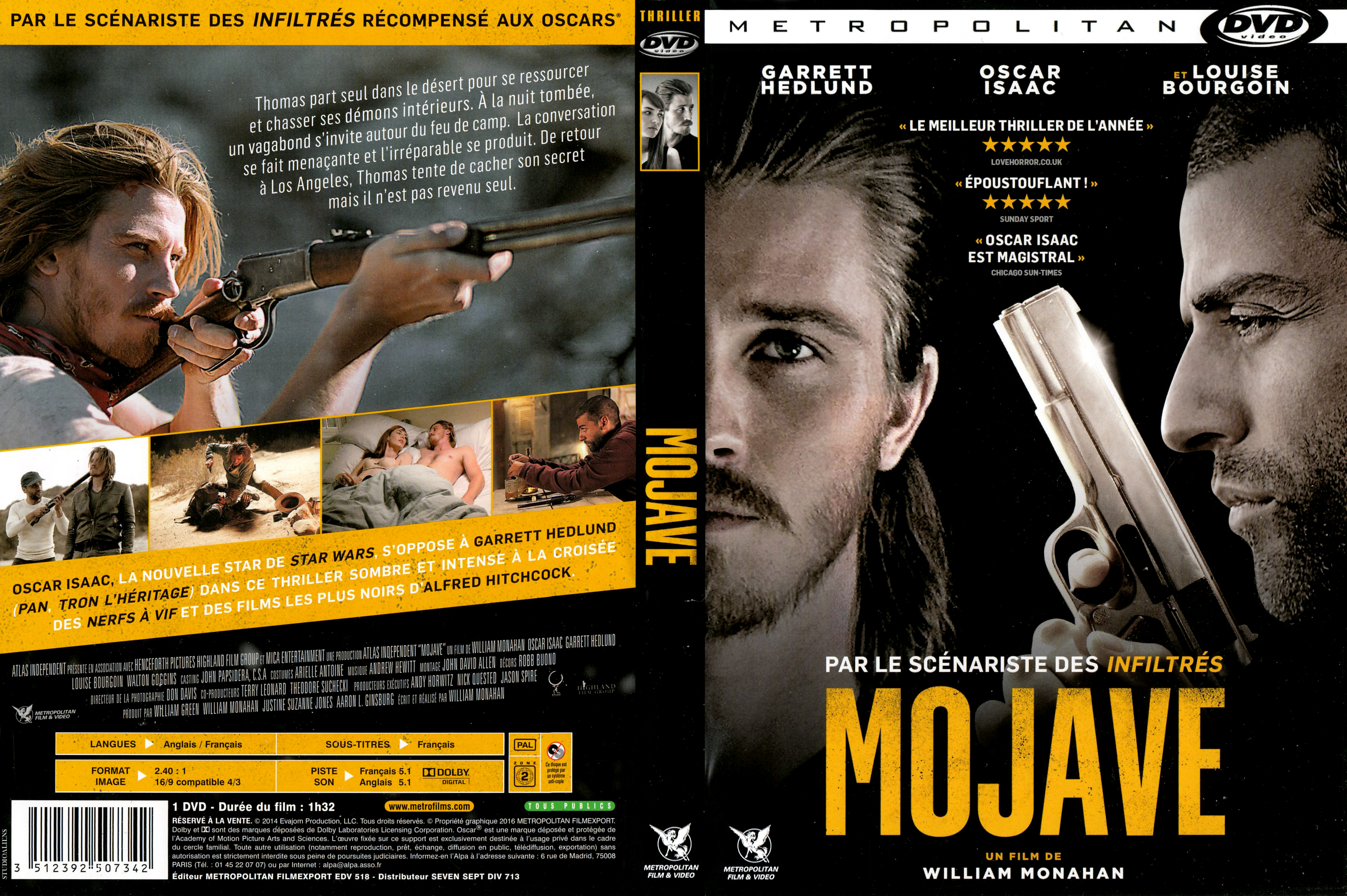 Jaquette DVD Mojave