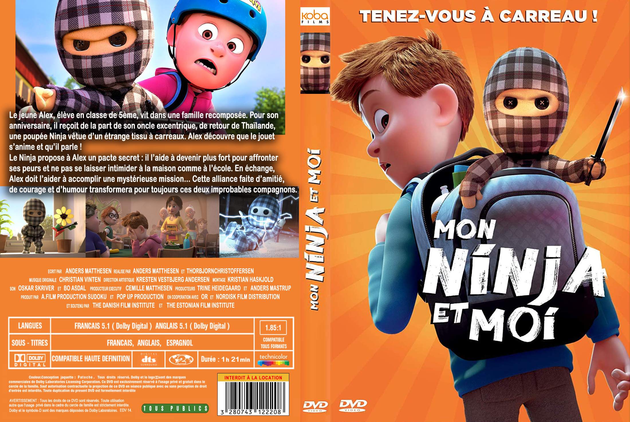 Jaquette DVD Mon Ninja et moi custom