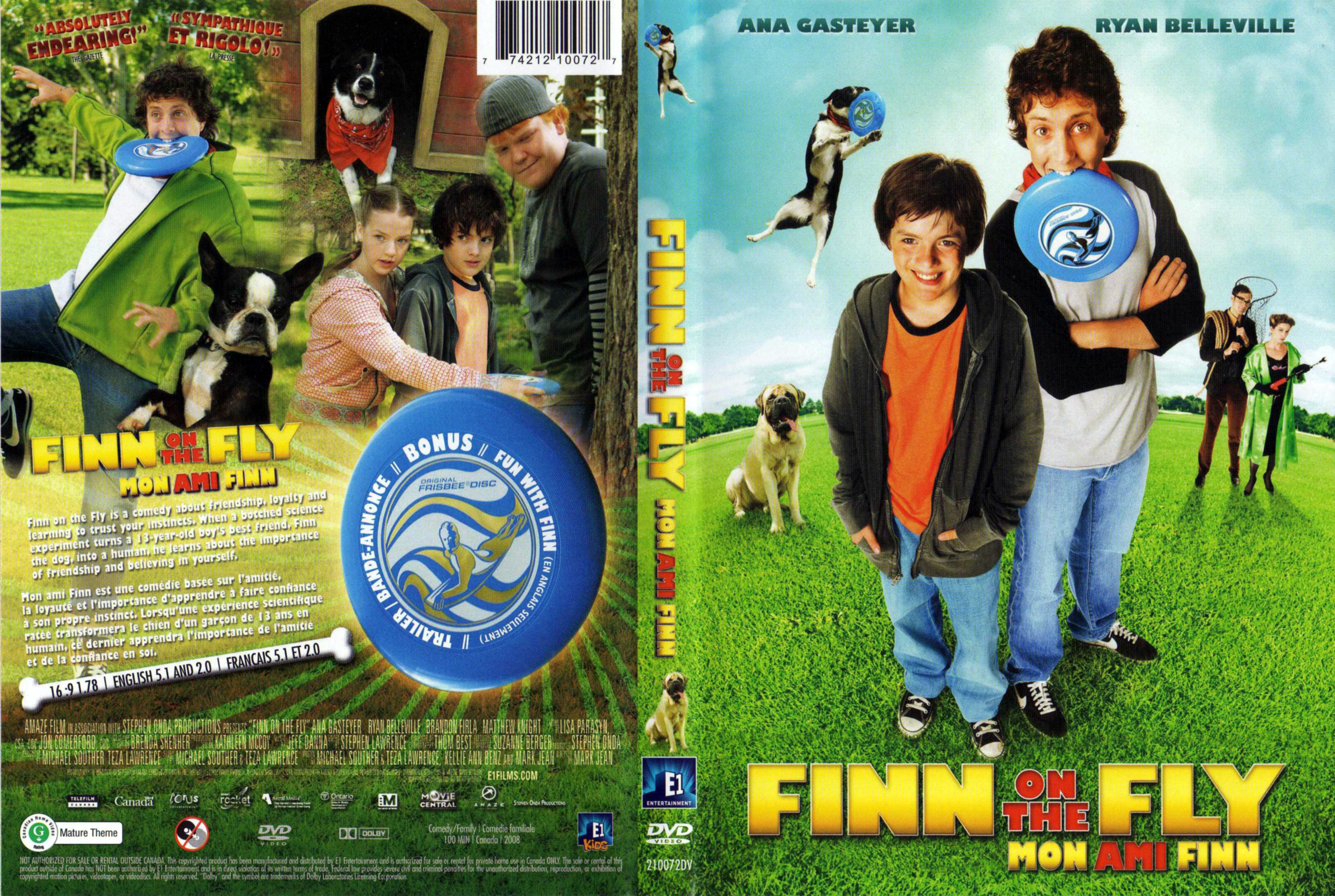 Jaquette DVD Mon ami Finn (Canadienne)