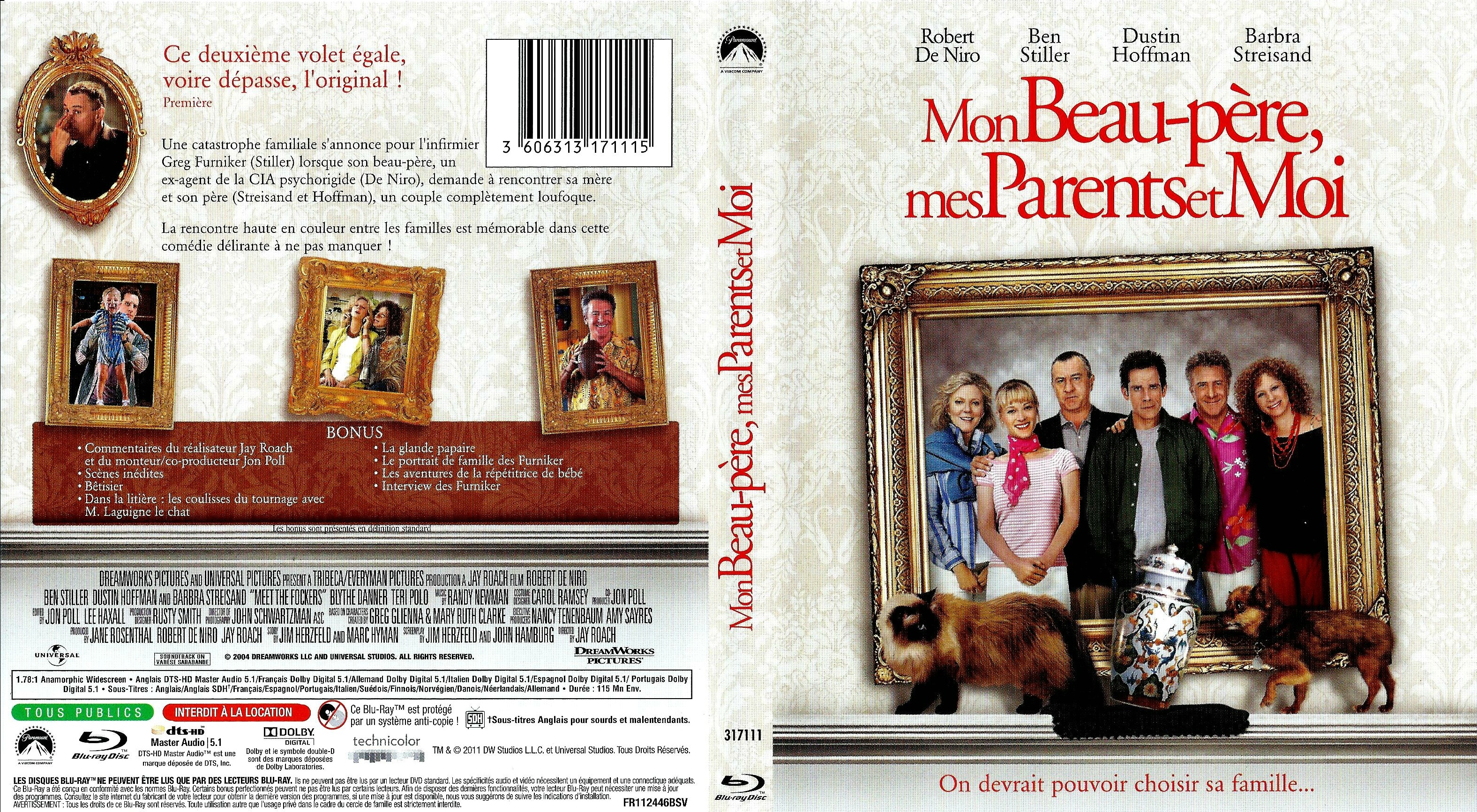Jaquette DVD Mon beau-pre, mes parents et moi (BLU-RAY)