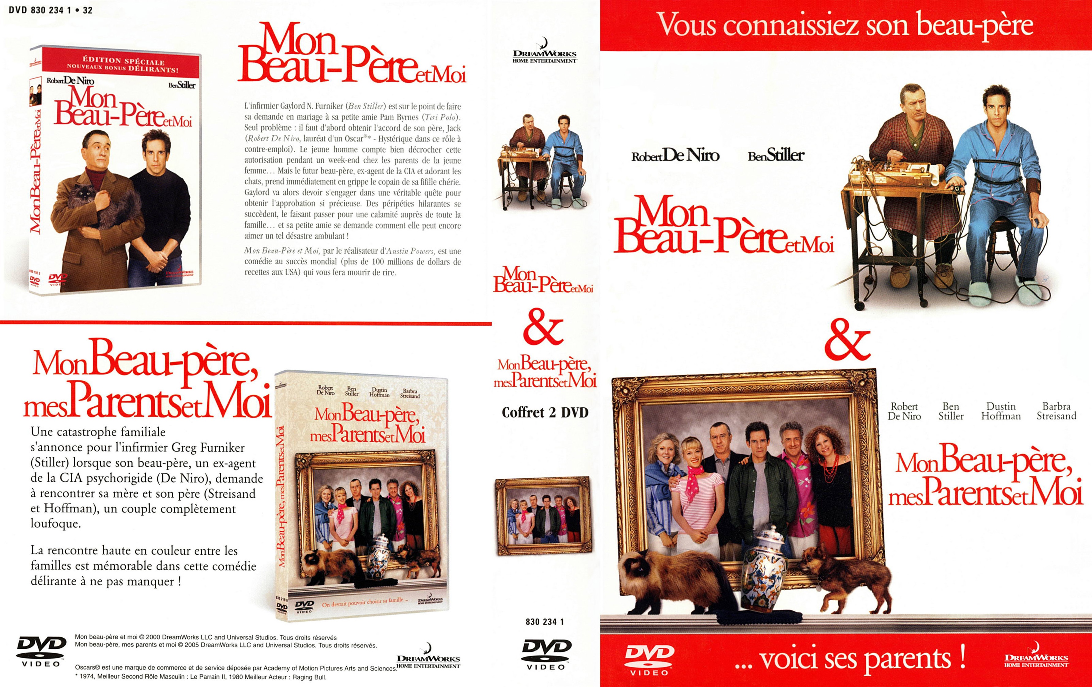 Jaquette DVD Mon beau-pere et moi ET mon beau-pere mes parents et moi COFFRET