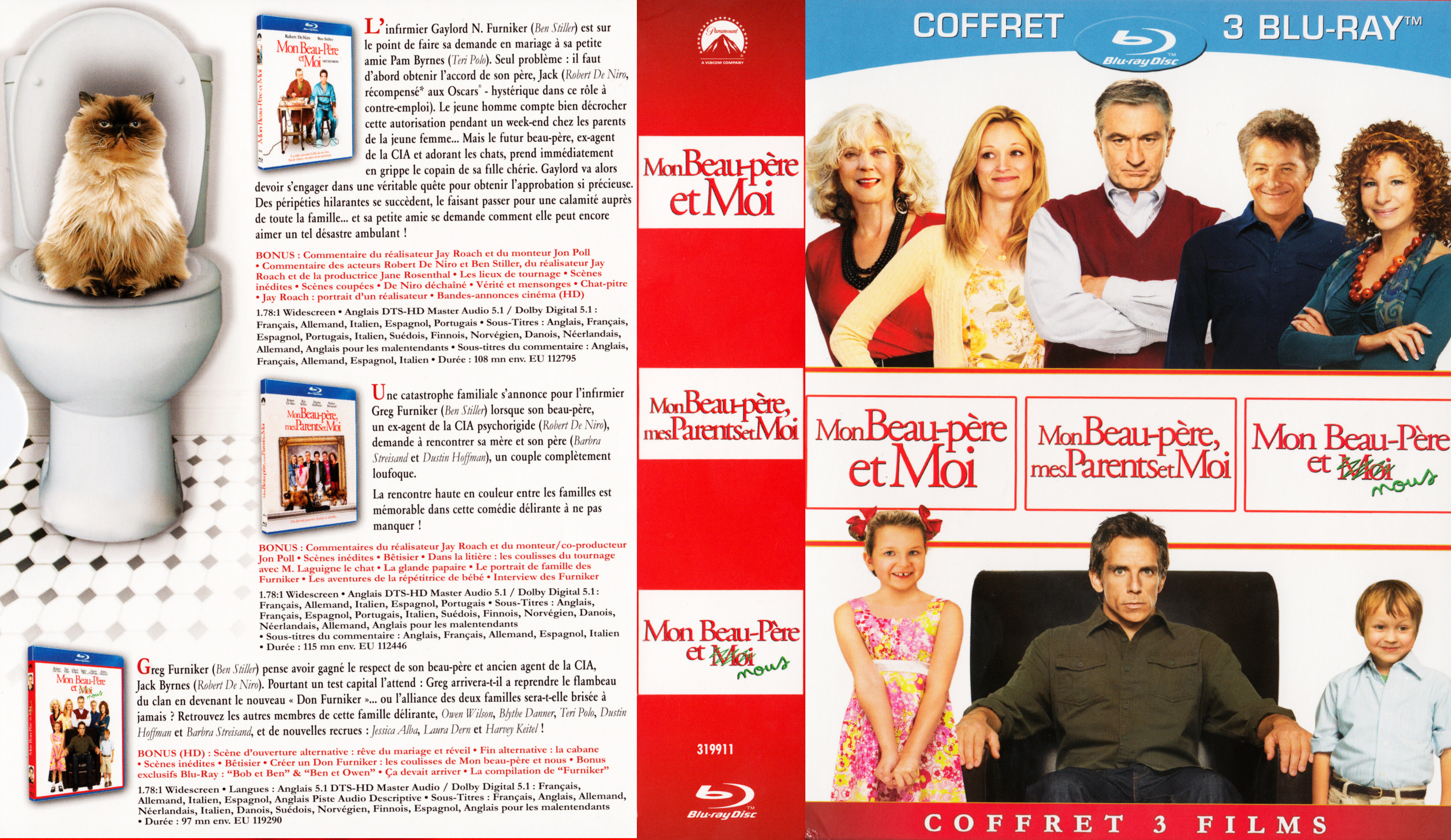 Jaquette DVD Mon beau-pre et moi Trilogie COFFRET (BLU-RAY)