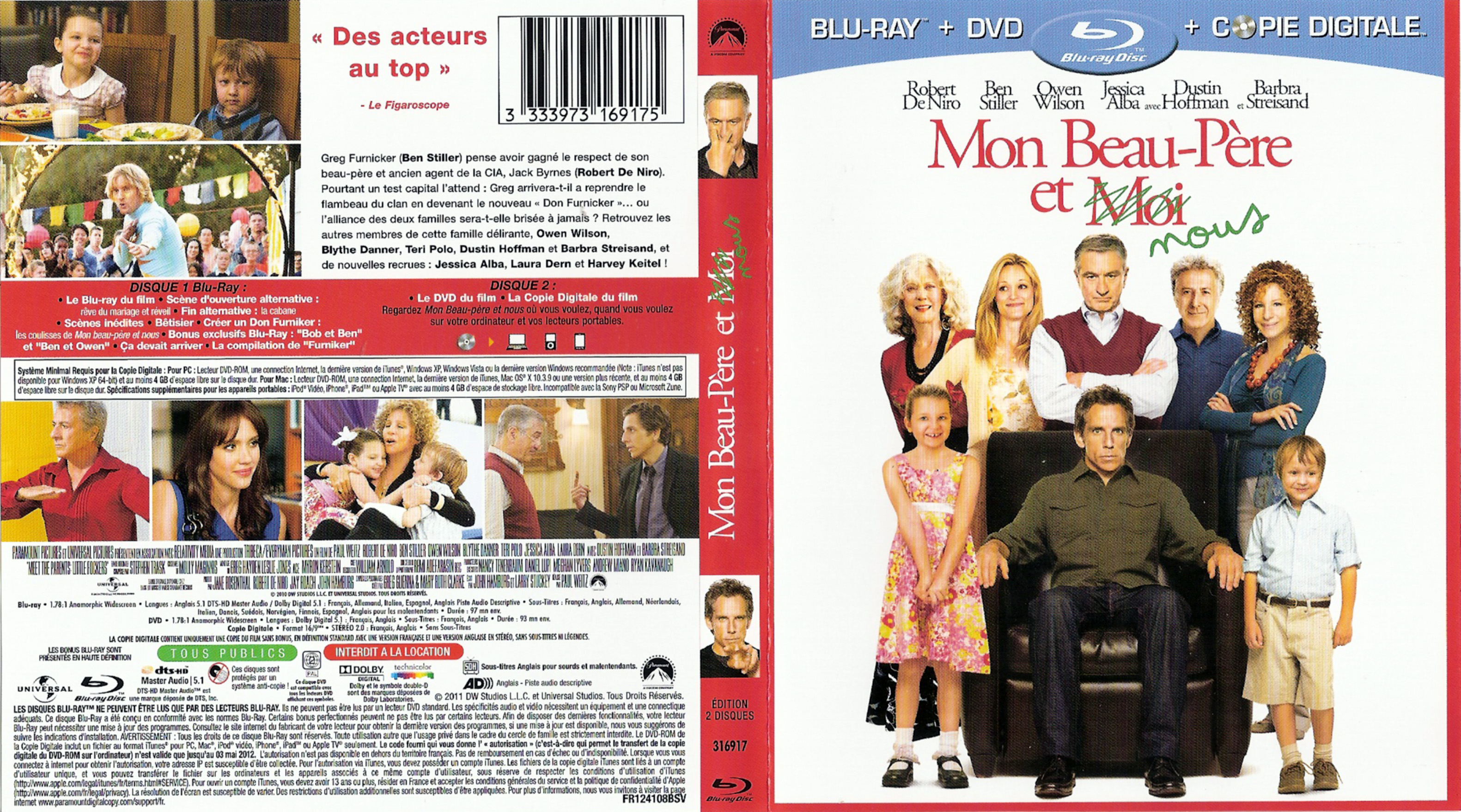 Jaquette DVD Mon beau-pre et nous (BLU-RAY)