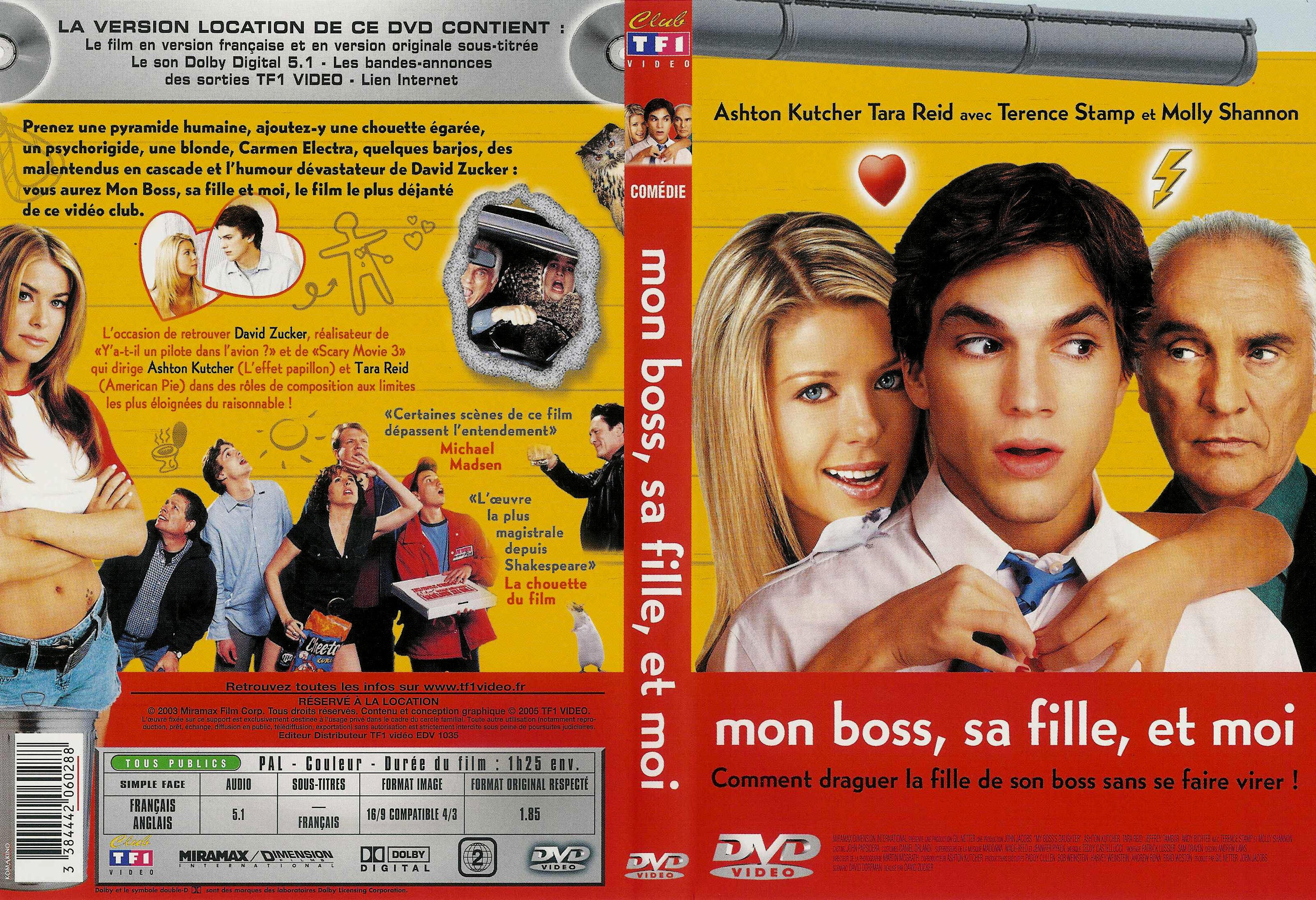 Jaquette DVD Mon boss sa fille et moi