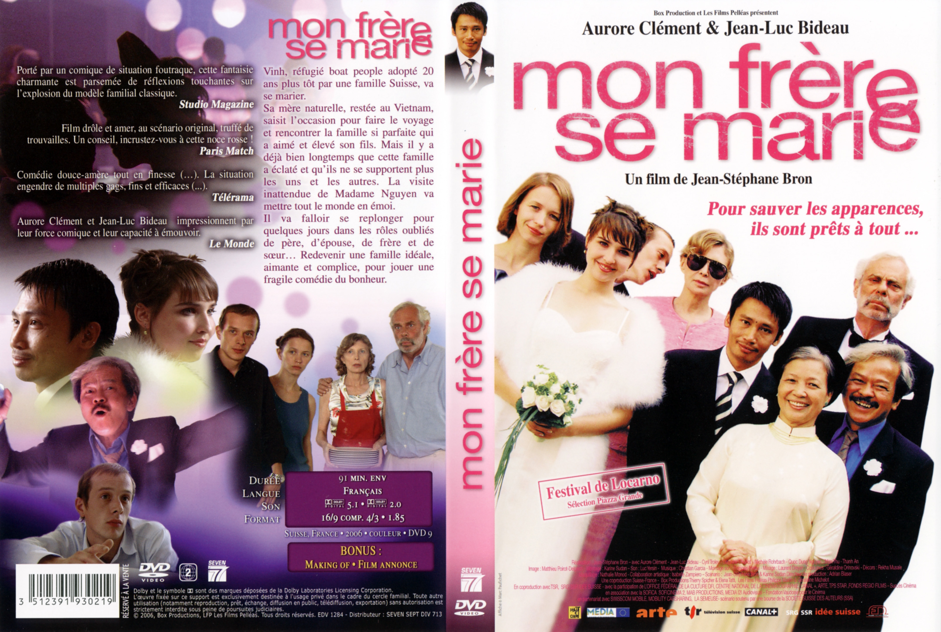 Jaquette DVD Mon frre se marie