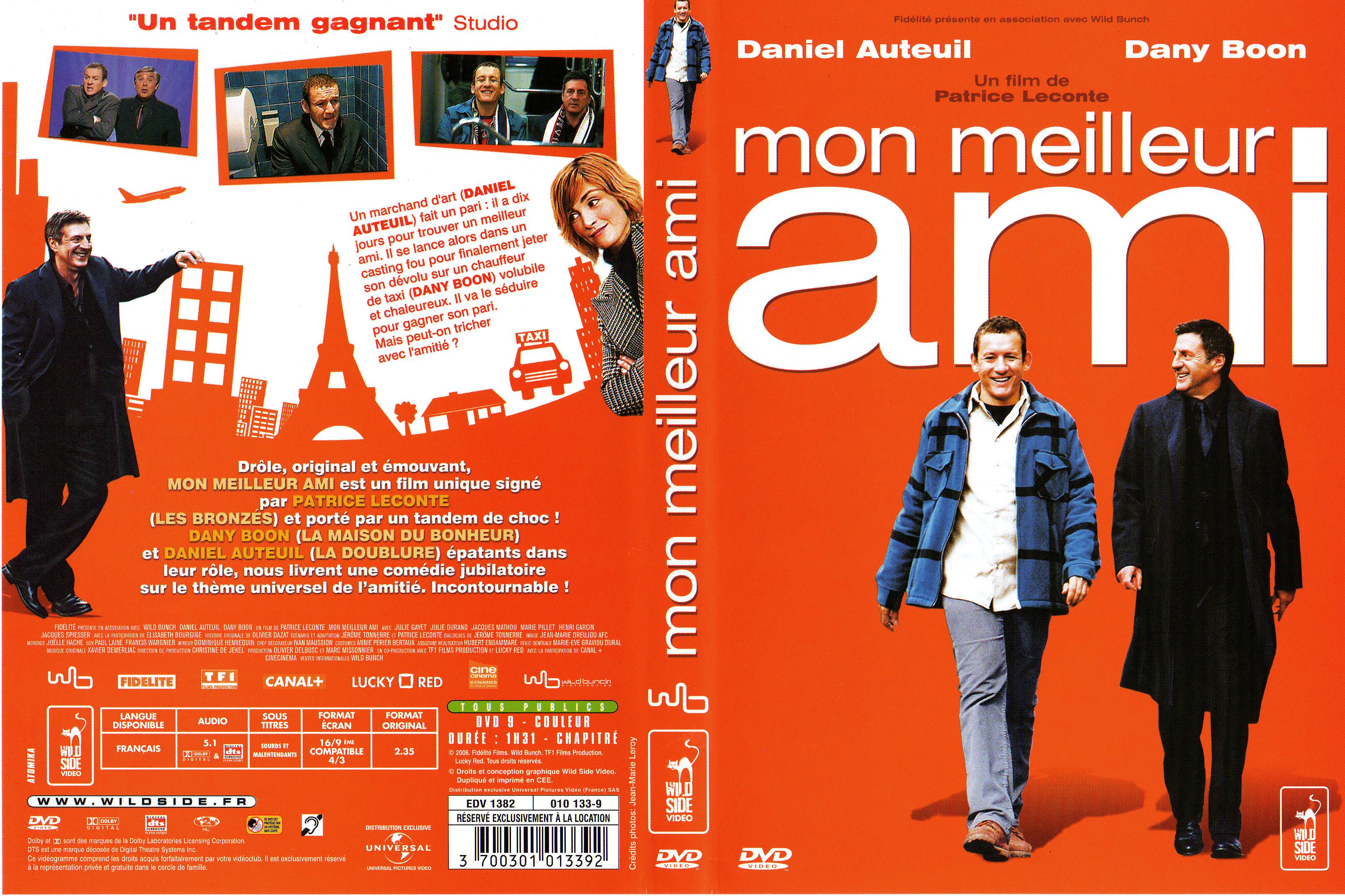 Jaquette DVD Mon meilleur ami