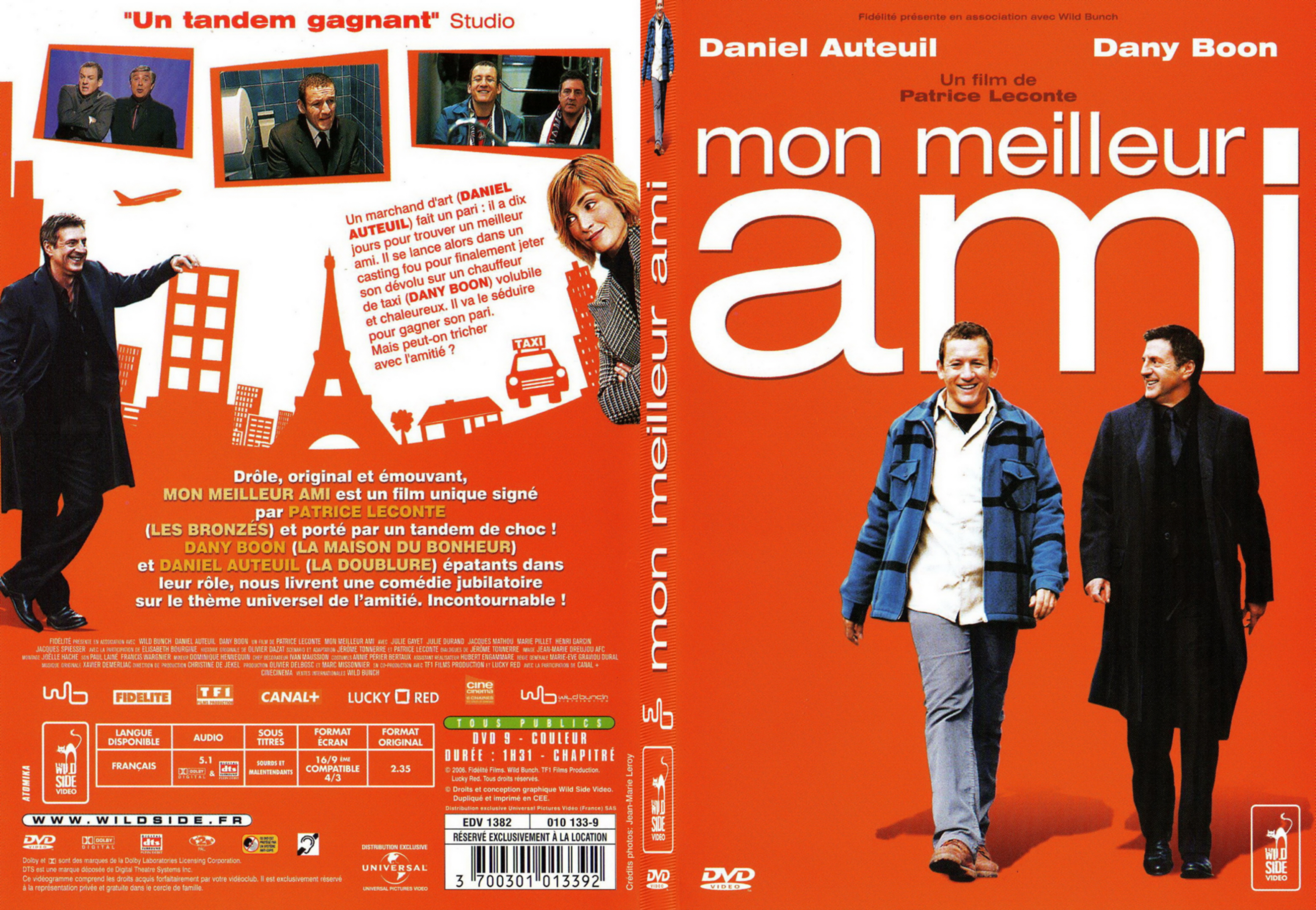 Jaquette DVD Mon meilleur ami - SLIM