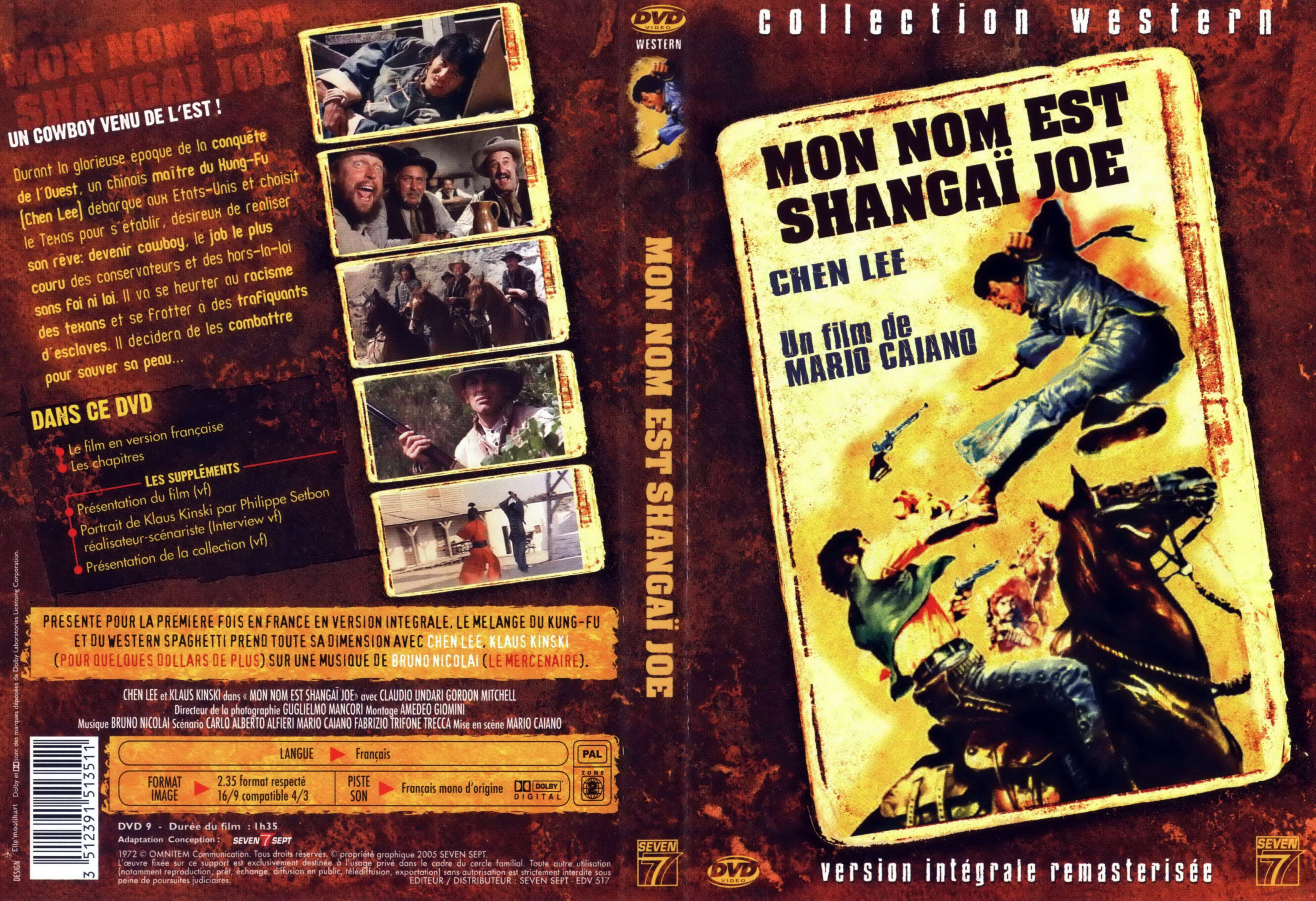 Jaquette DVD Mon nom est Shangai Joe