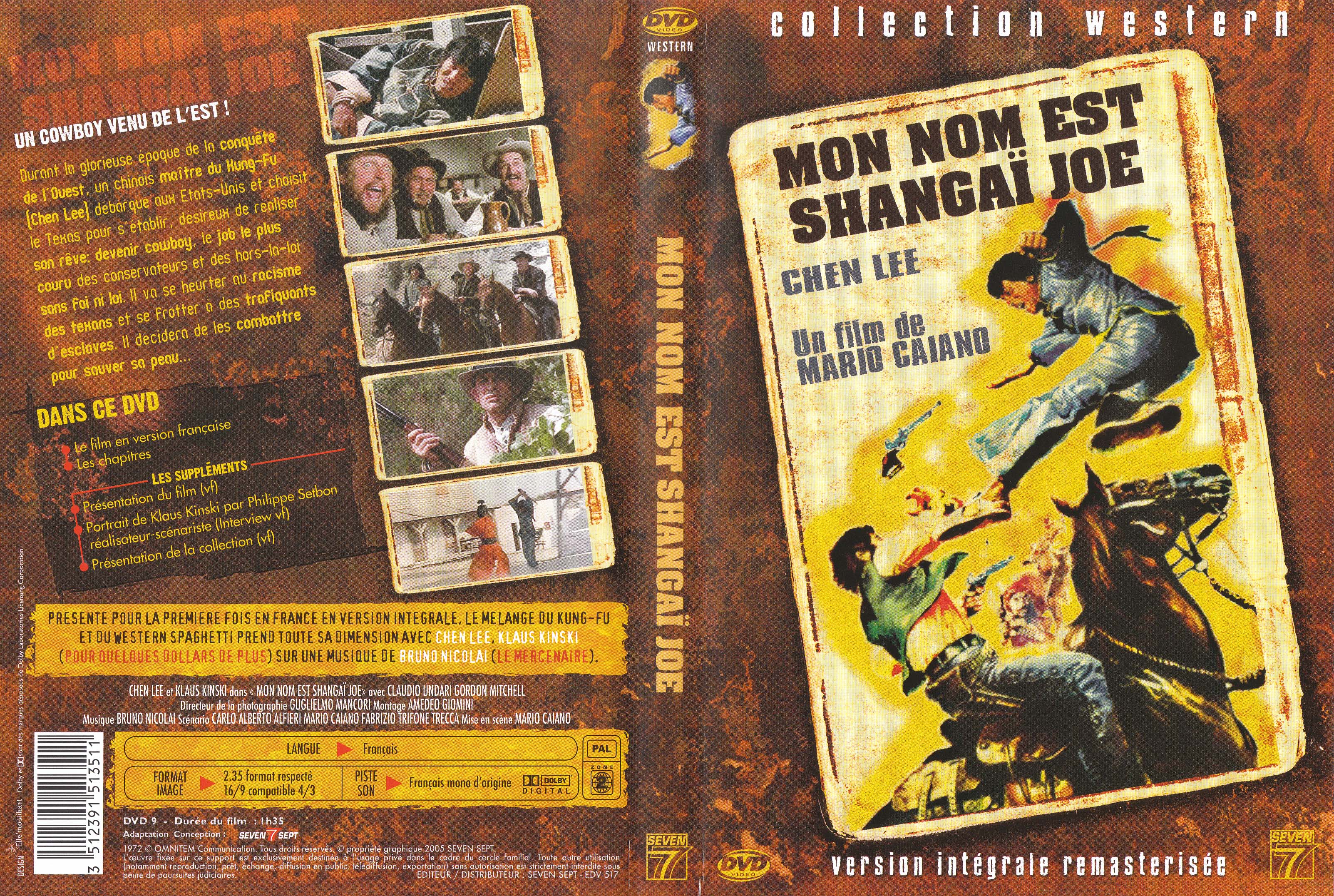 Jaquette DVD Mon nom est Shangai Joe (1973)