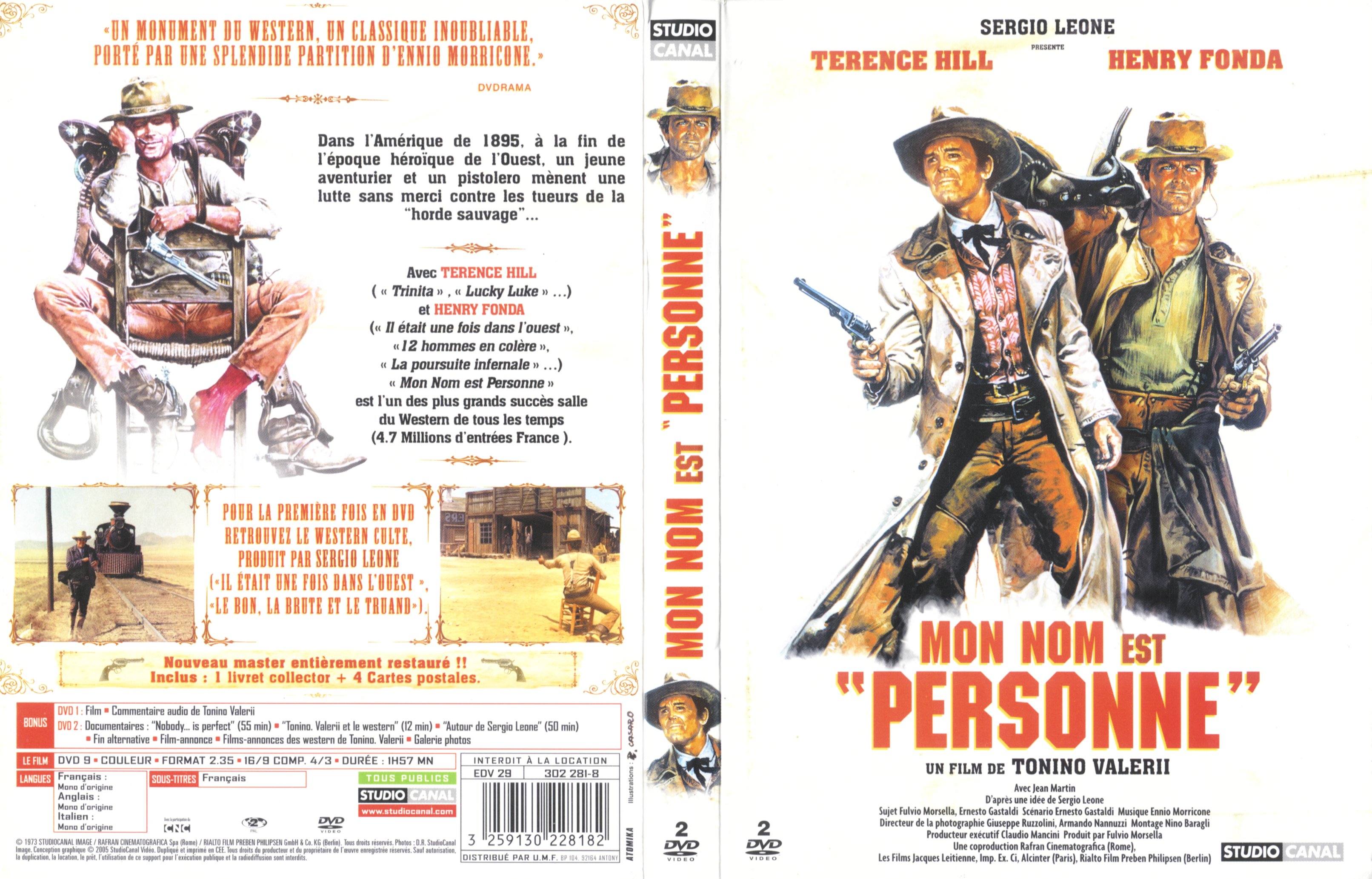 Jaquette DVD de Mon nom est personne - Cinéma Passion