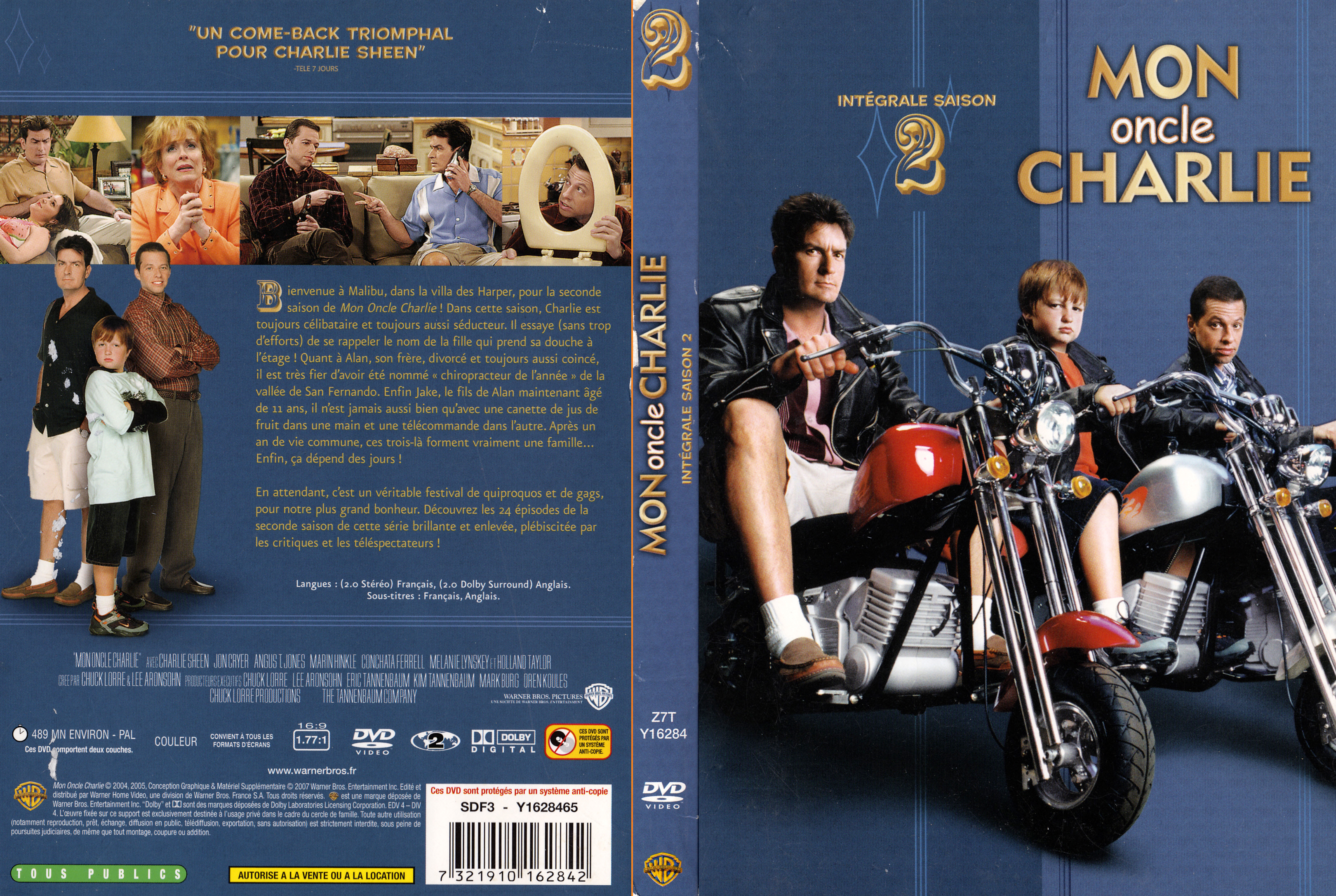 Jaquette DVD Mon oncle Charlie Saison 2 COFFRET