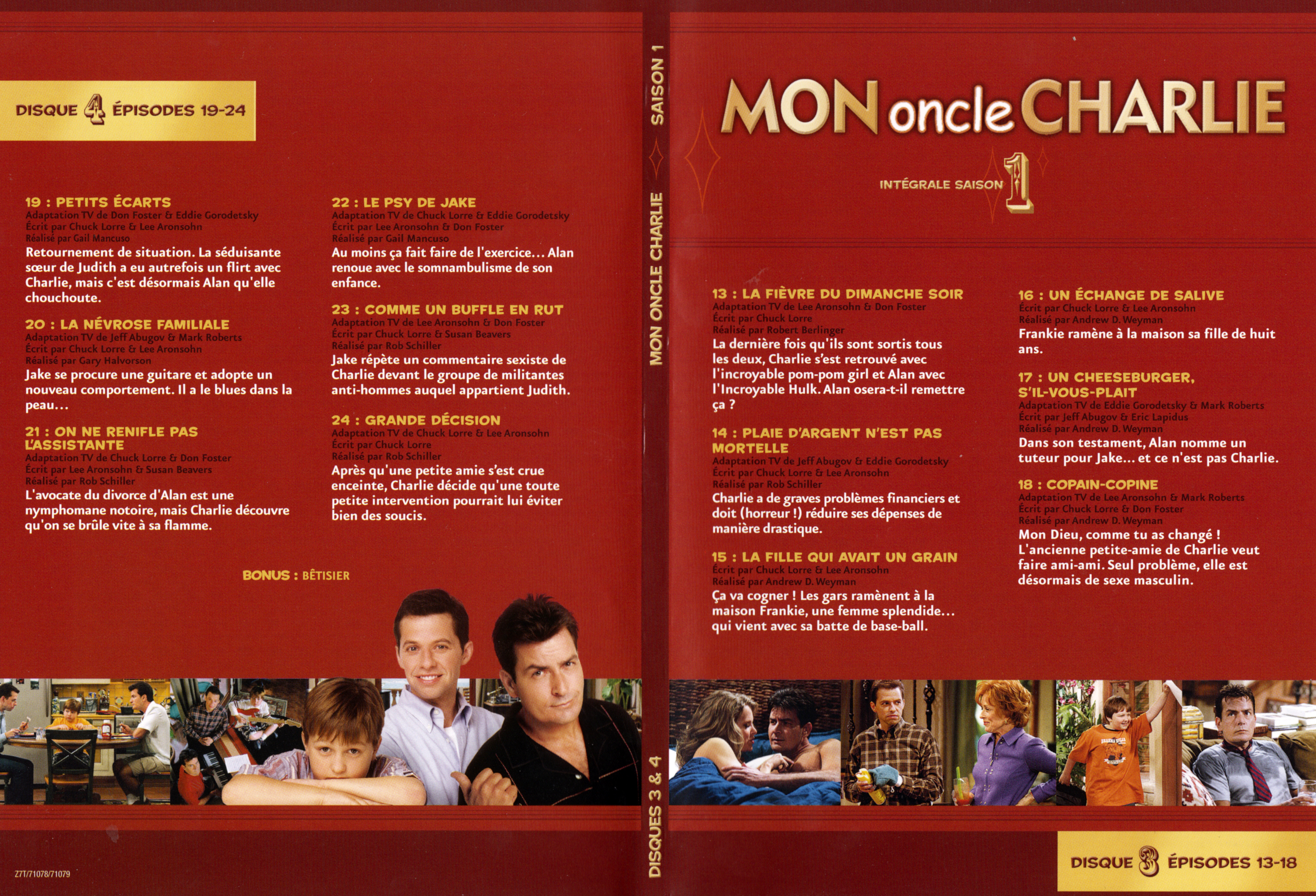 Jaquette DVD Mon oncle Charlie Saison 2 DVD 2 v2