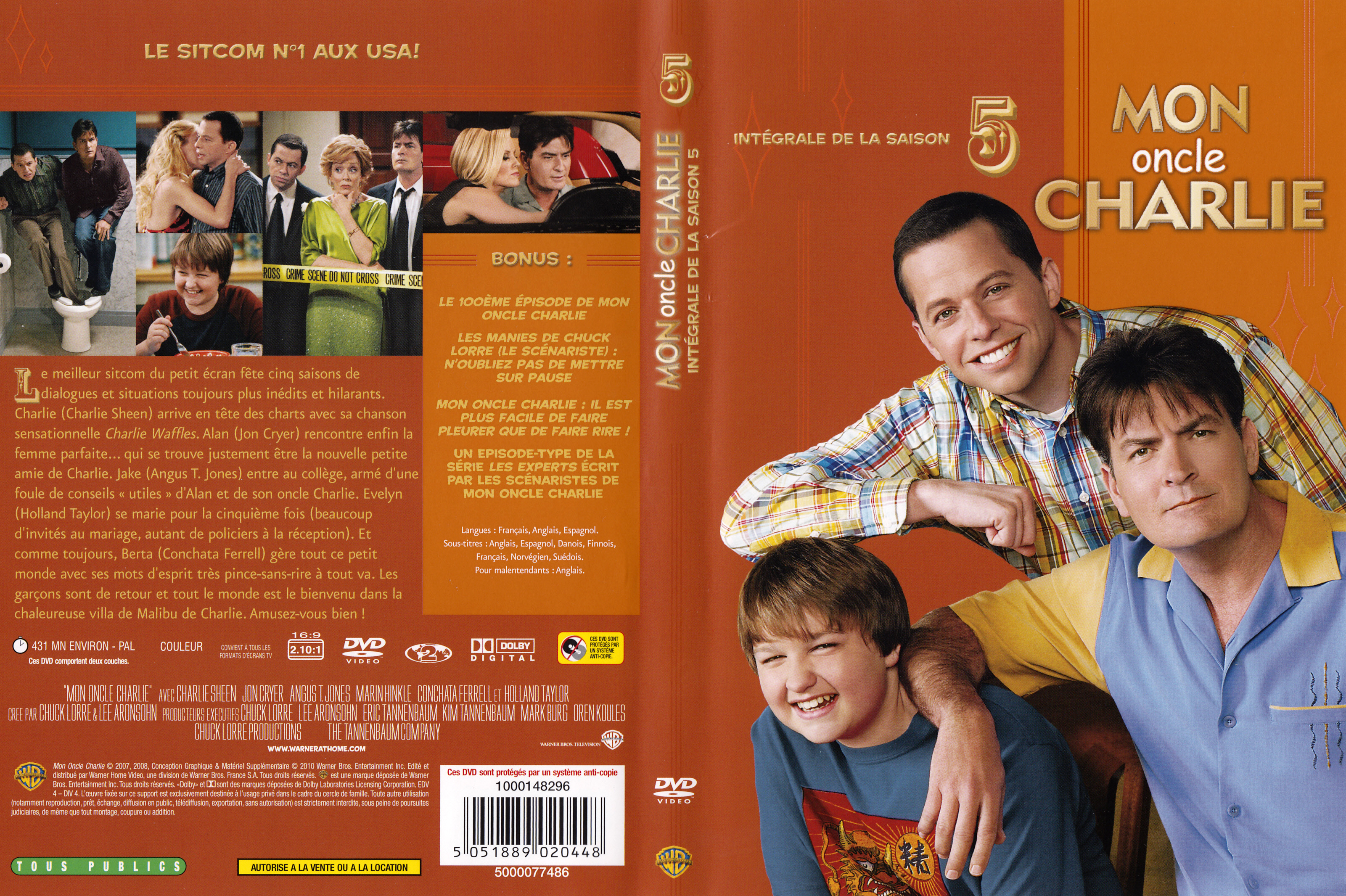 Jaquette DVD Mon oncle Charlie Saison 5 COFFRET