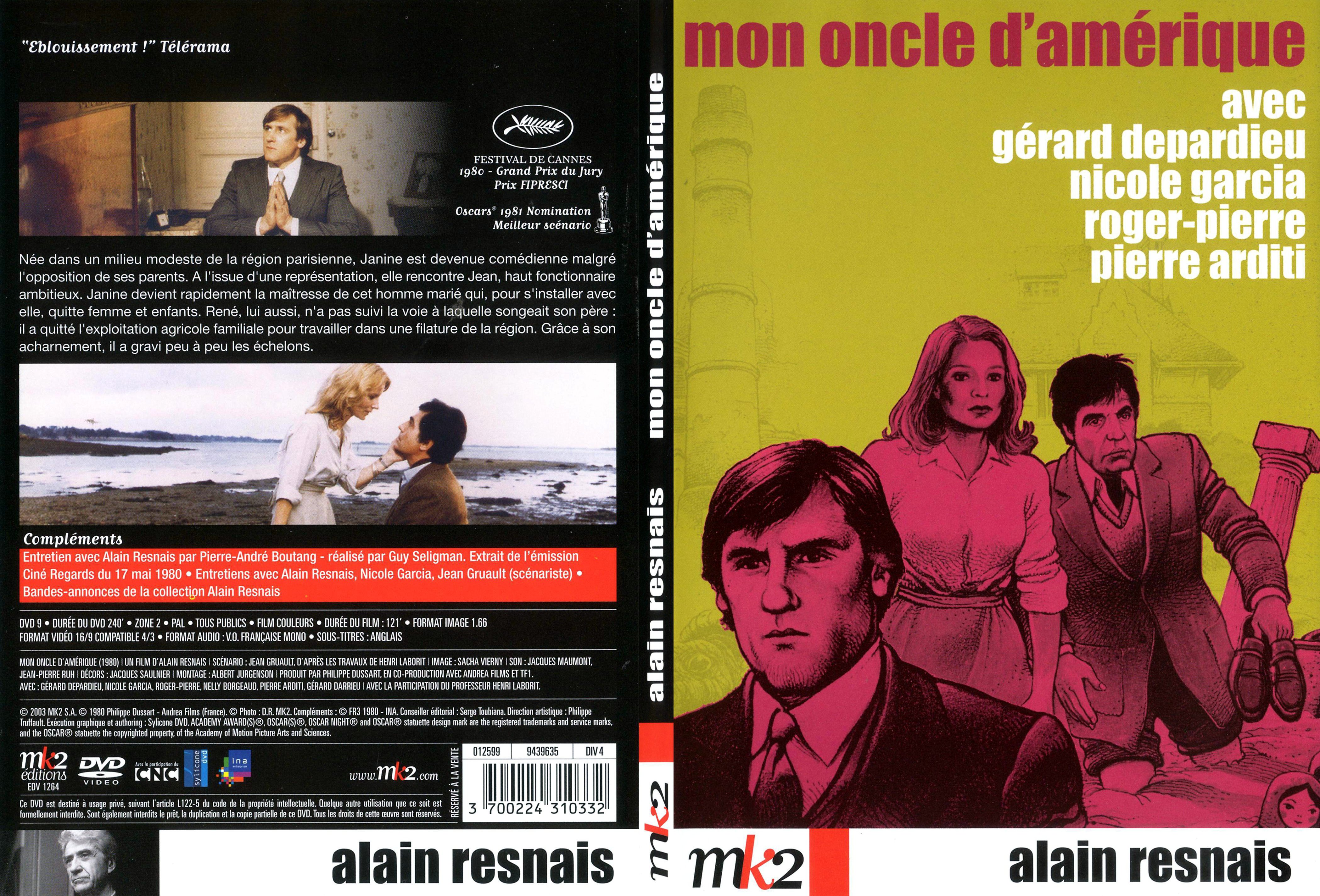 Jaquette DVD Mon oncle d