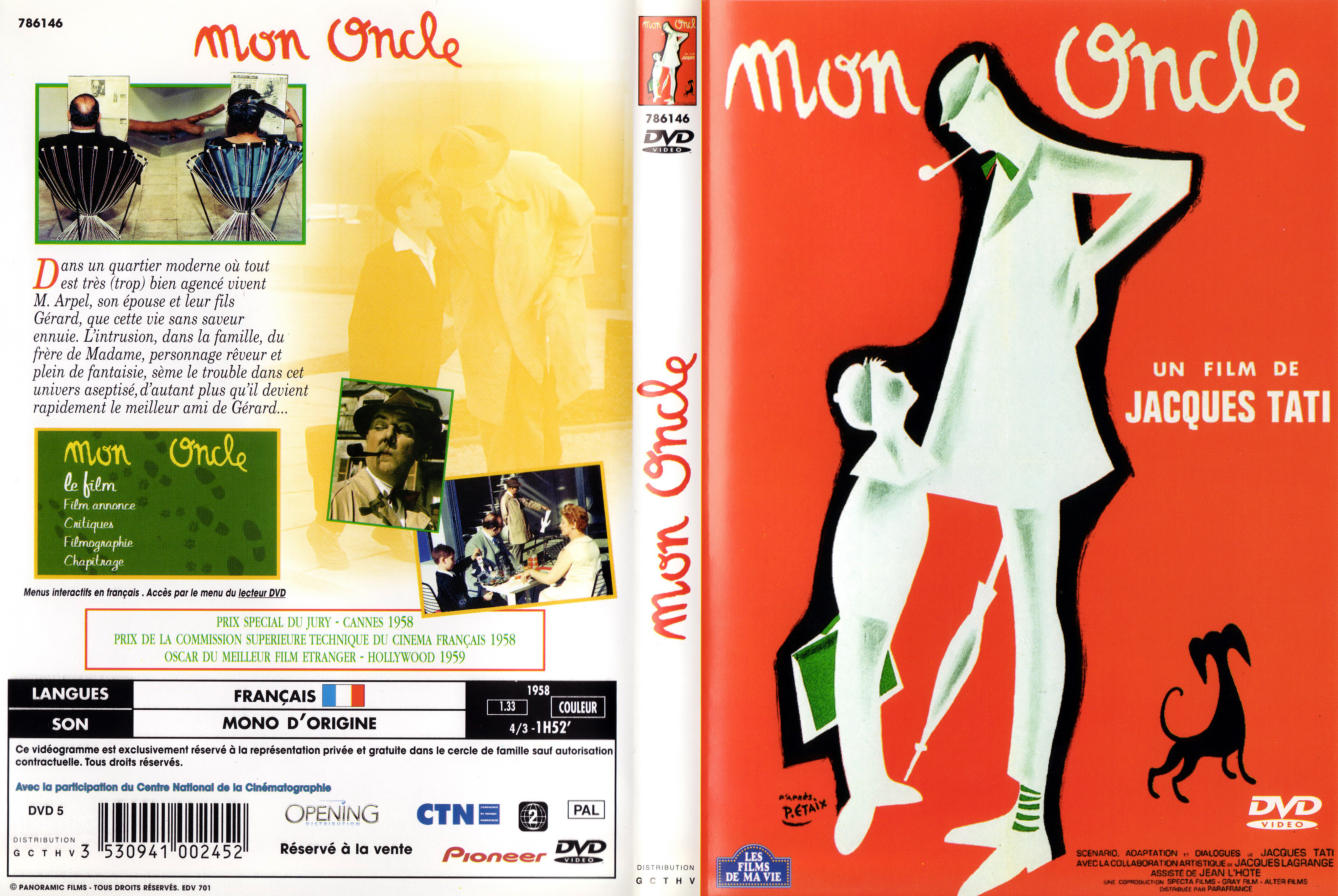 Jaquette DVD Mon oncle v2