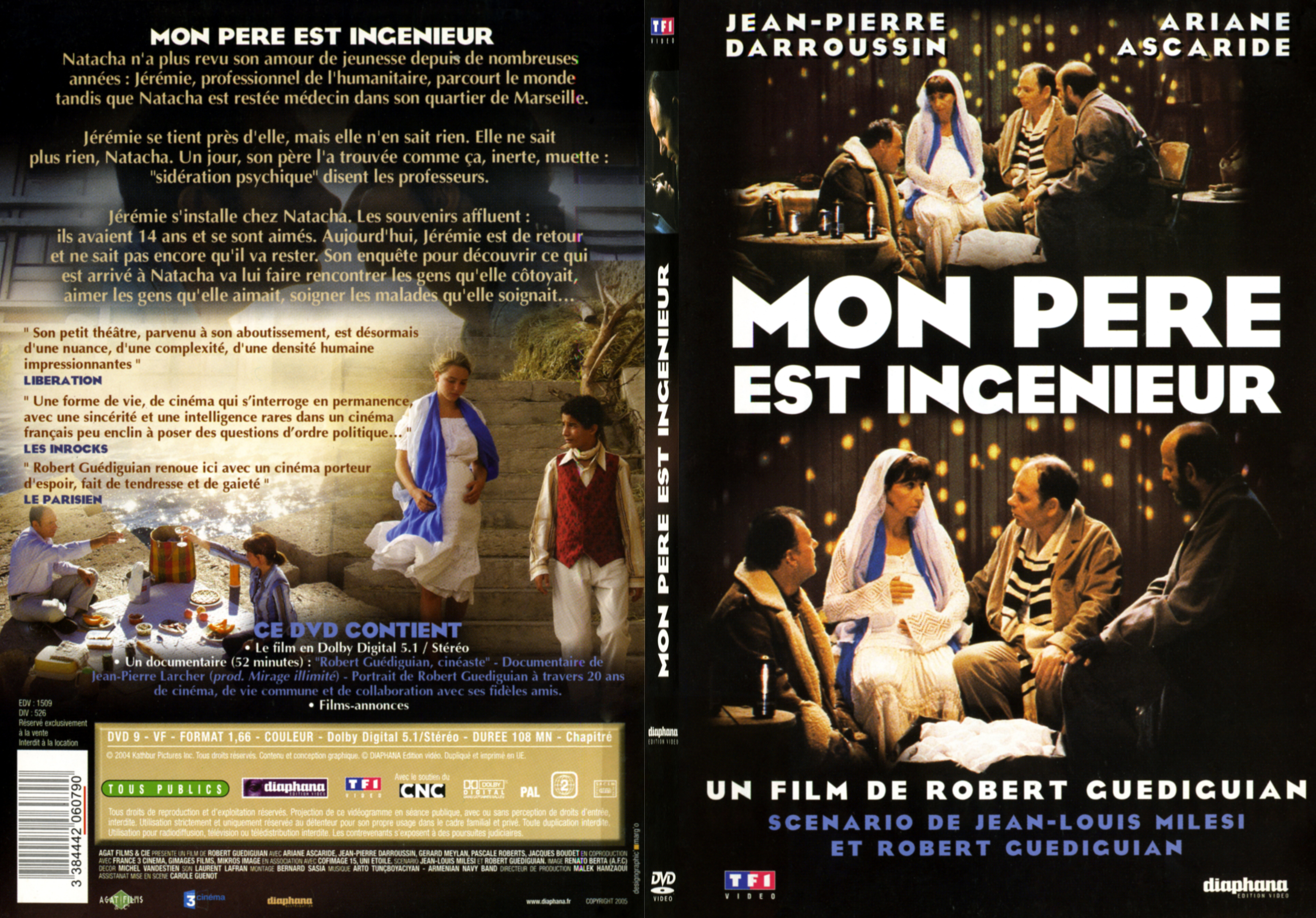 Jaquette DVD Mon pre est ingnieur - SLIM