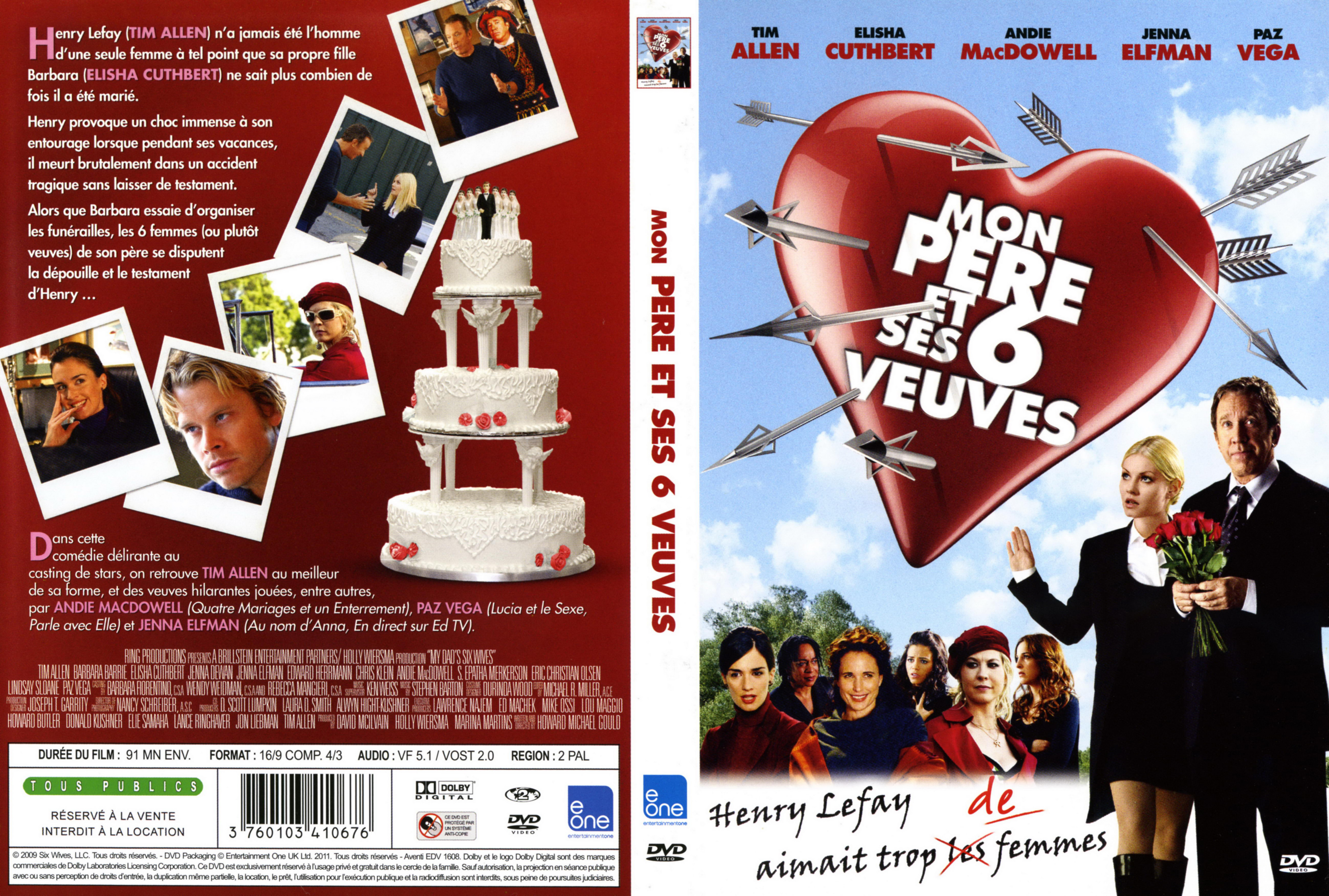 Jaquette DVD Mon pre et ses 6 veuves