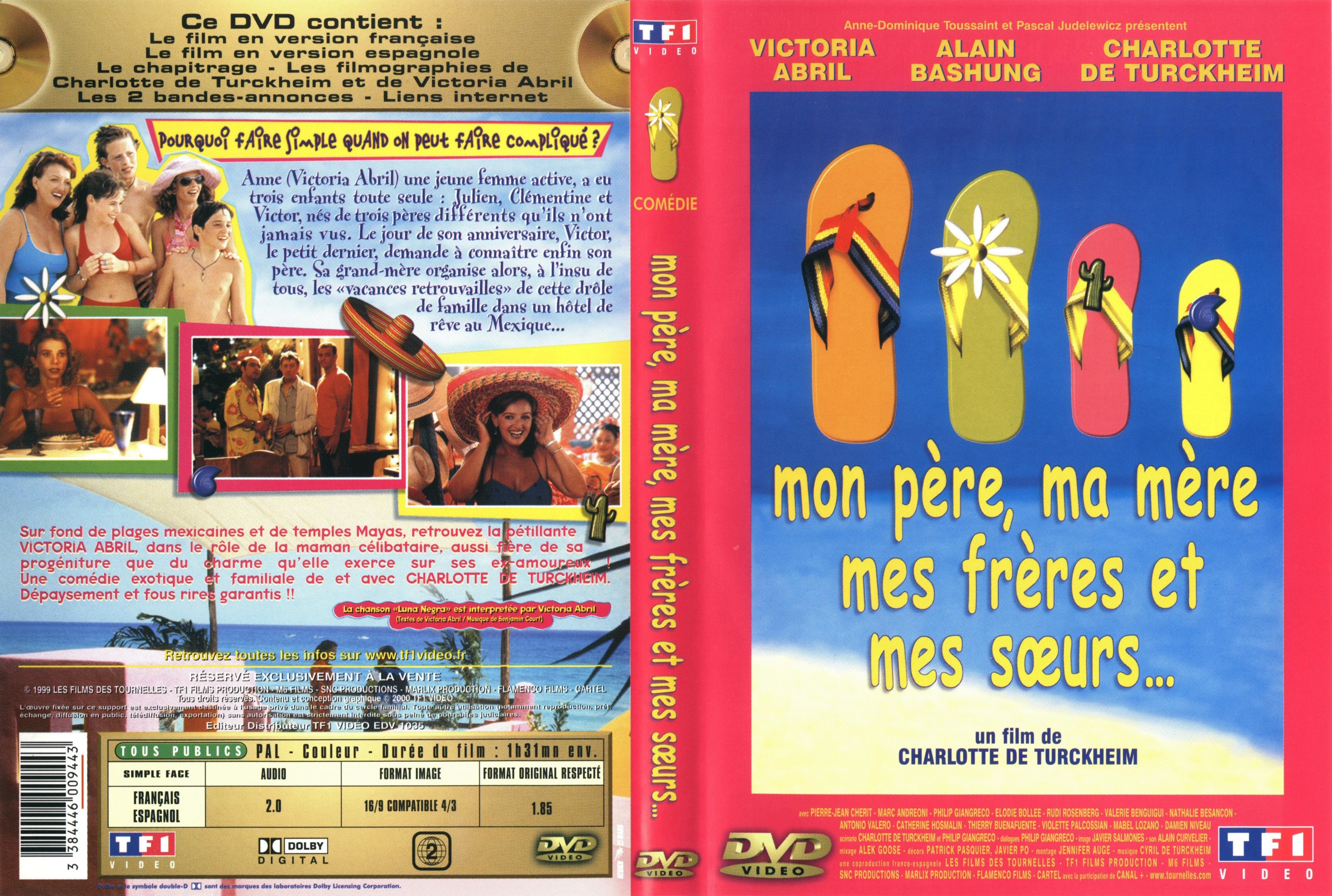 Jaquette DVD Mon pre ma mre mes frres et mes soeurs