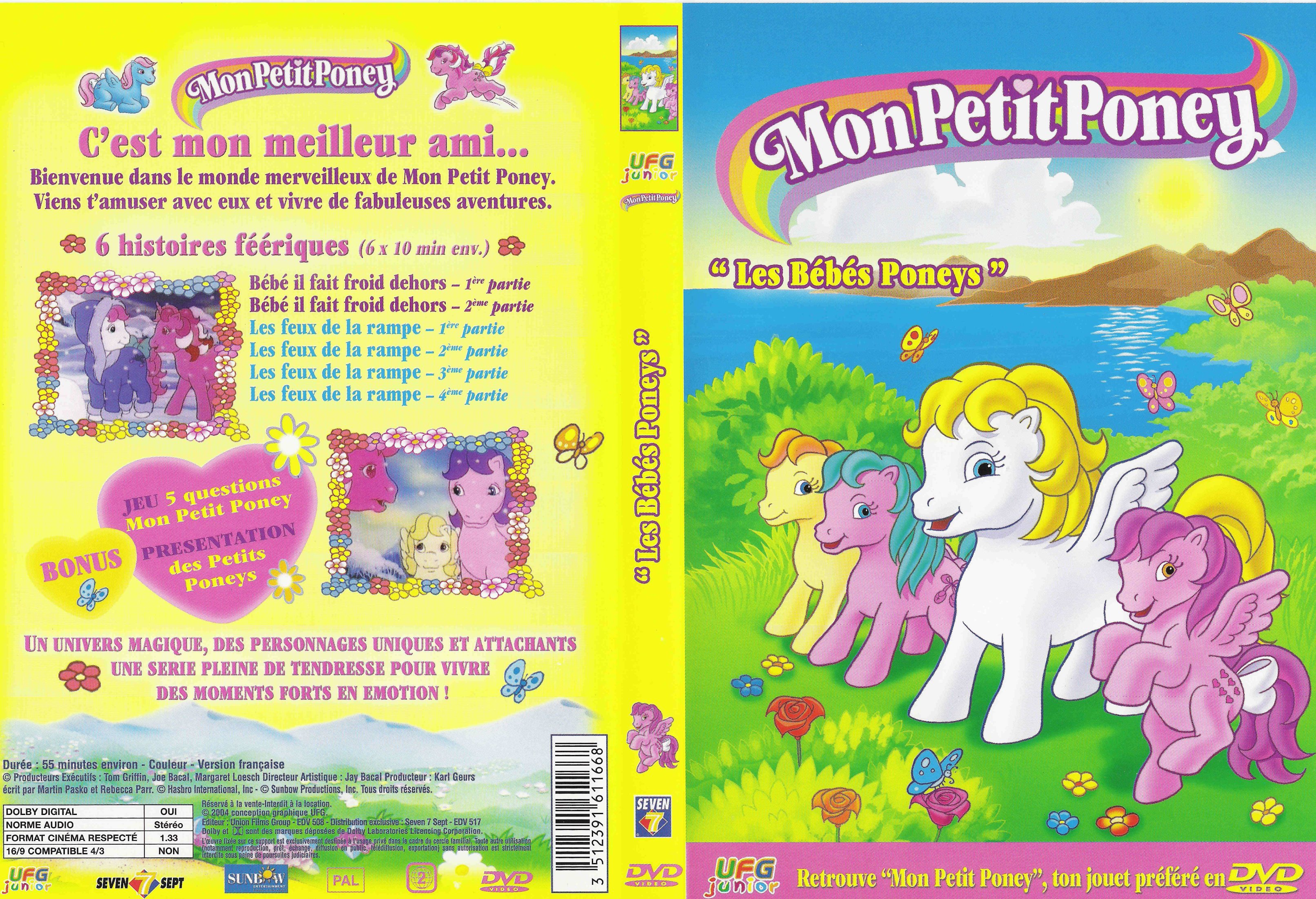 Jaquette DVD Mon petit poney Les bbs poney