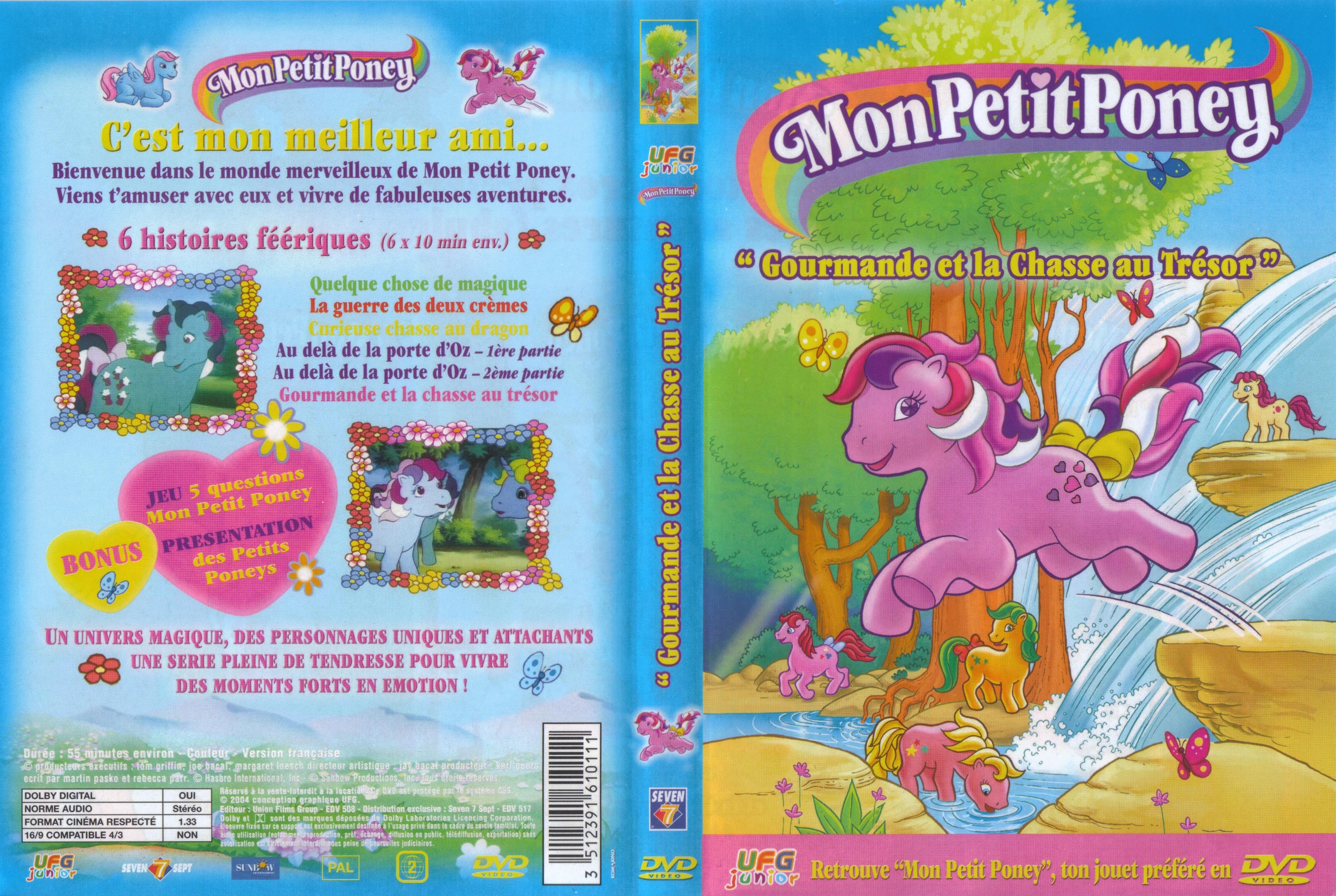 Jaquette DVD Mon petit poney gourmande et la chasse au trsor