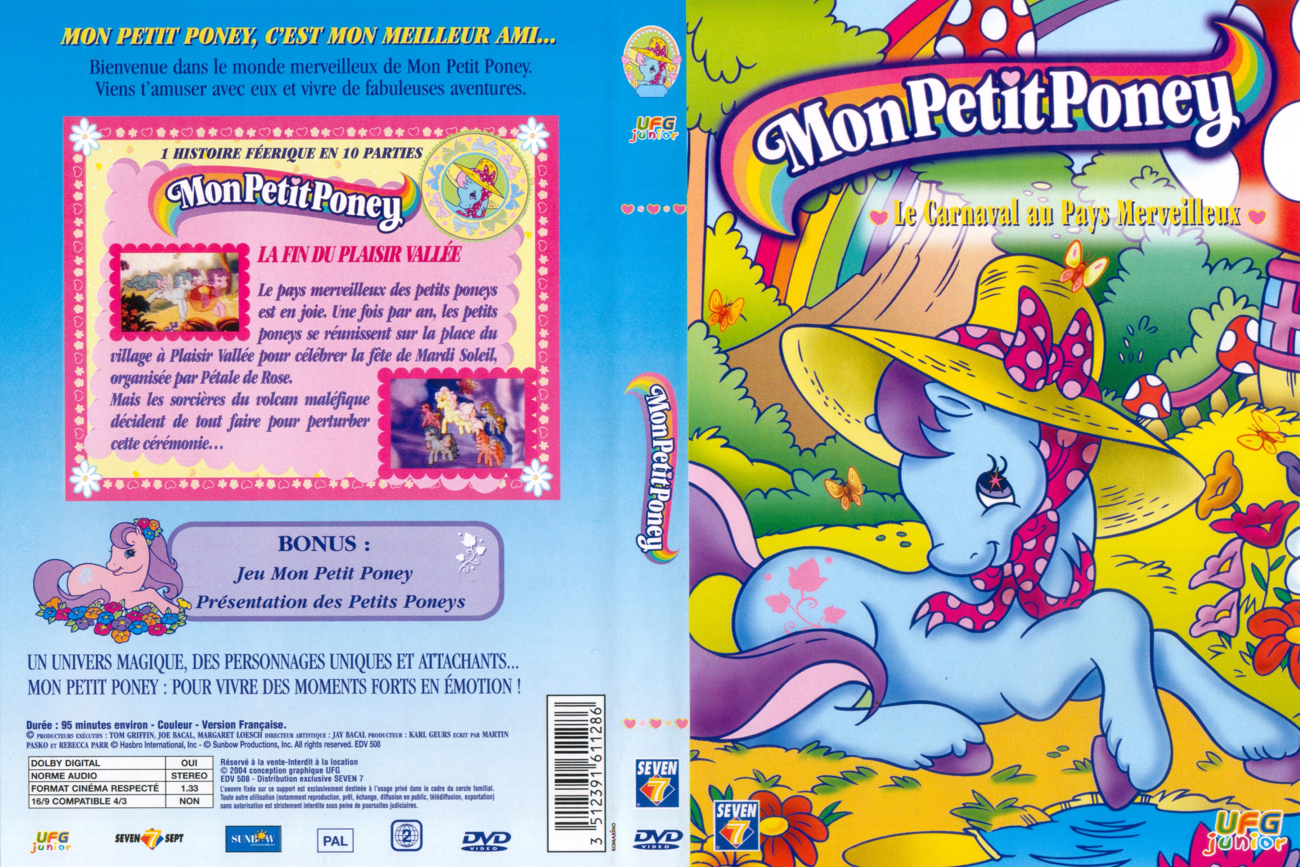 Jaquette DVD Mon petit poney le carnaval au pays merveilleux