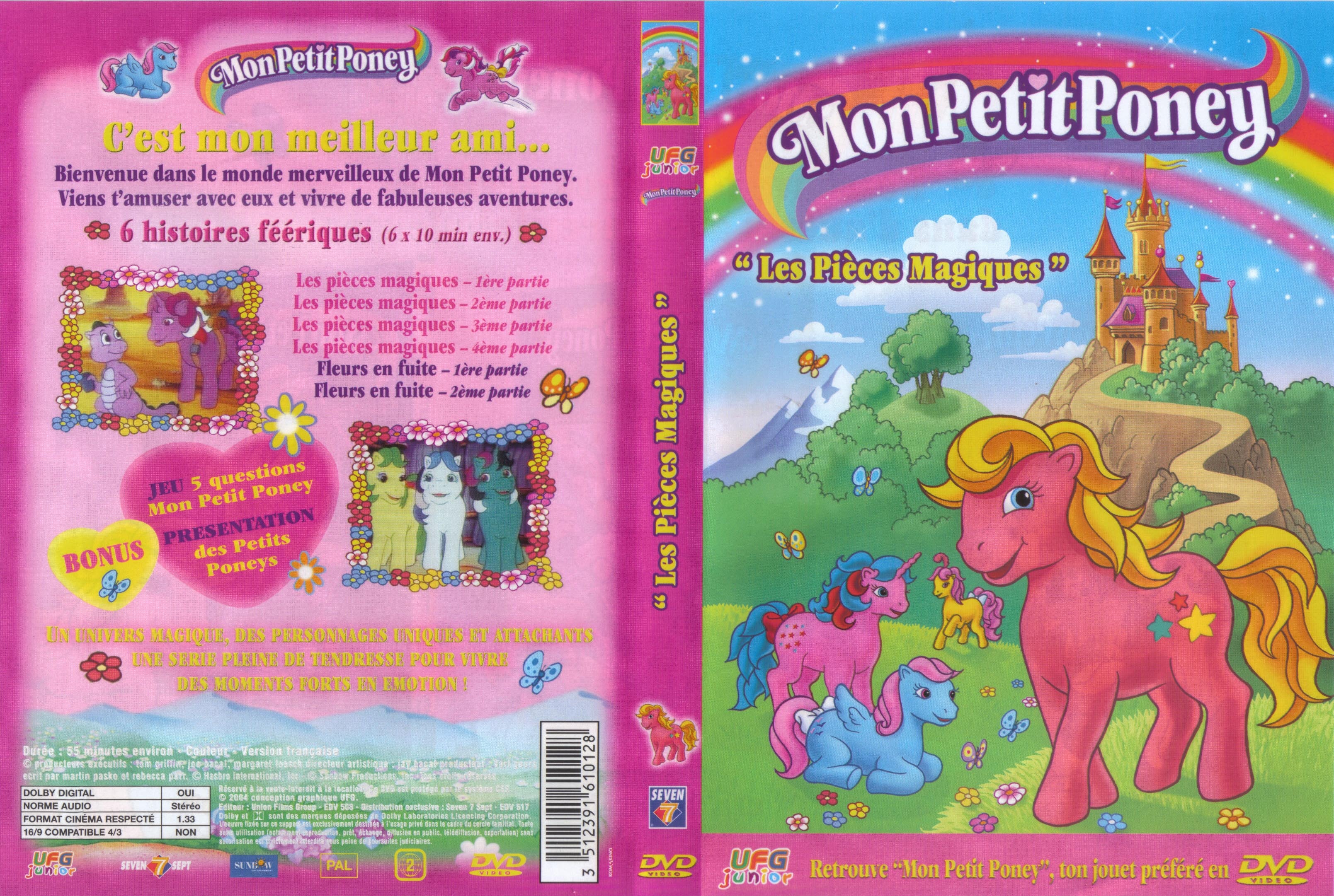 Jaquette DVD Mon petit poney les pieces magiques