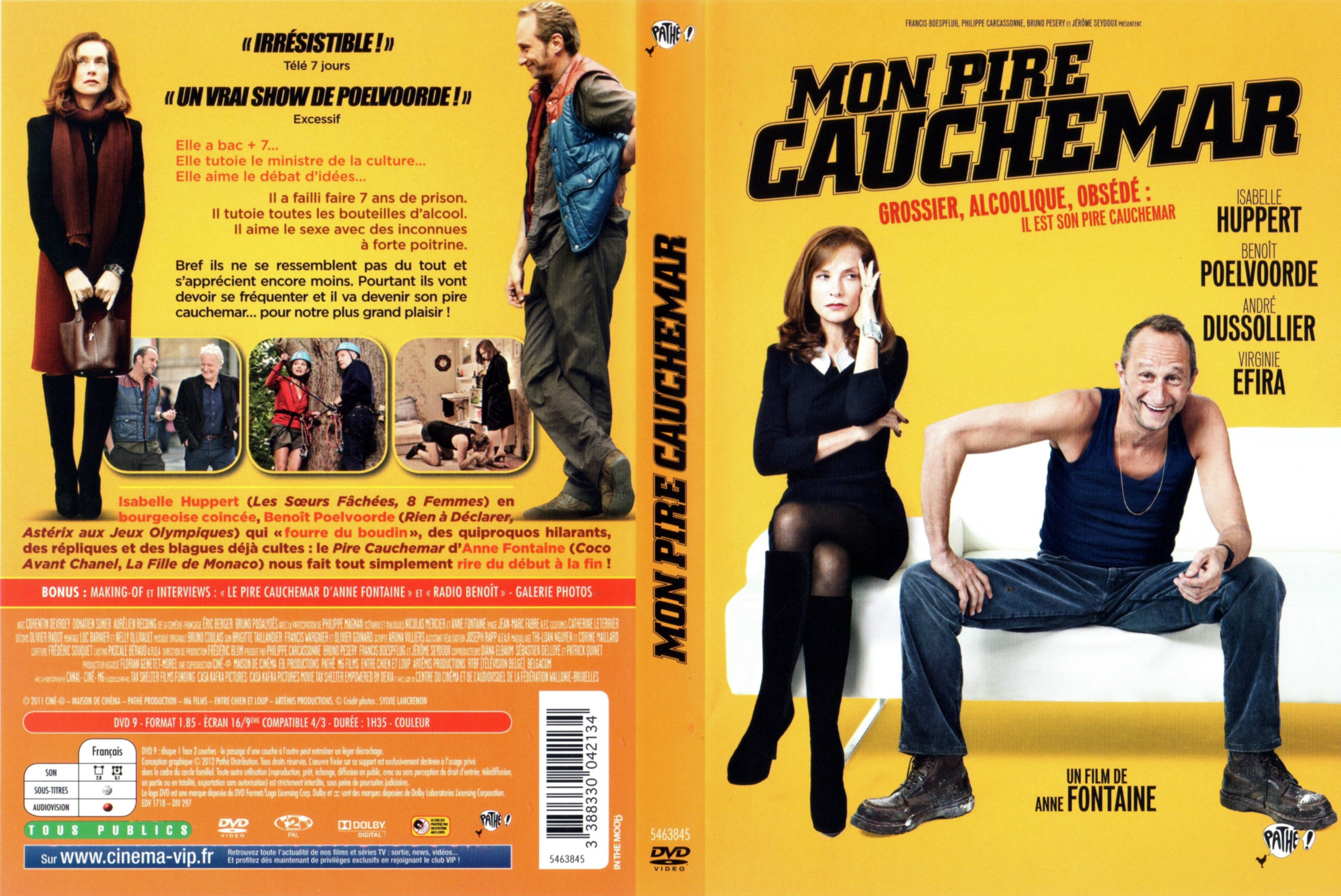 Jaquette DVD Mon pire cauchemar