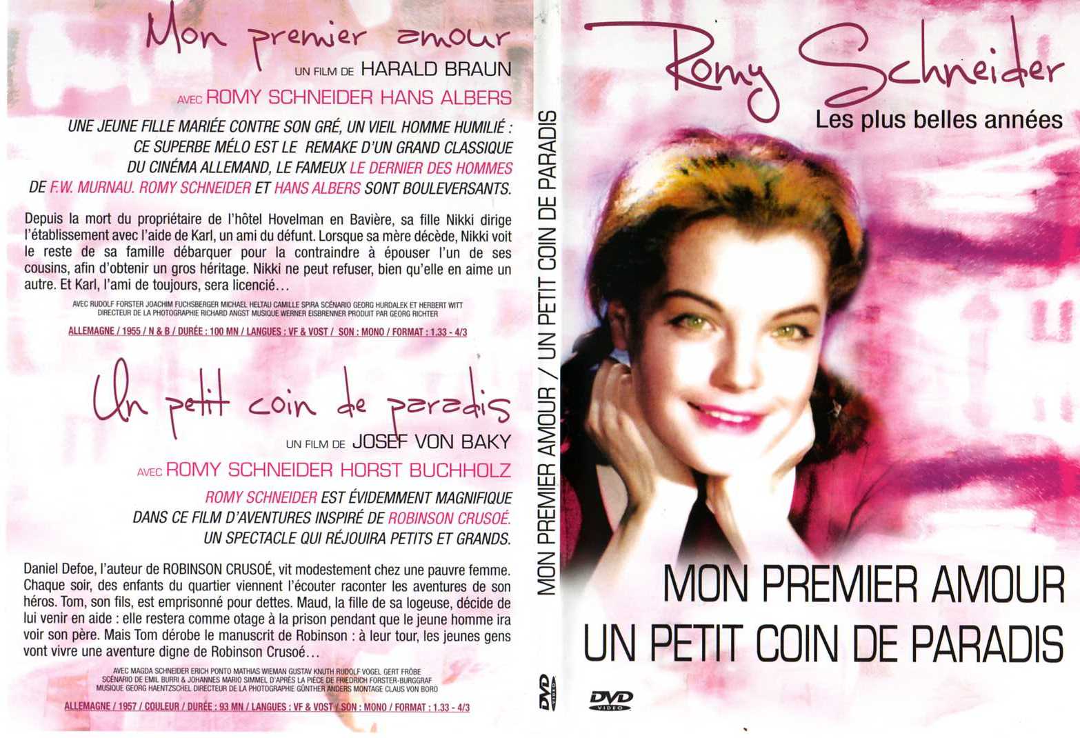 Jaquette DVD Mon premier amour + Un petit coin de Paradis
