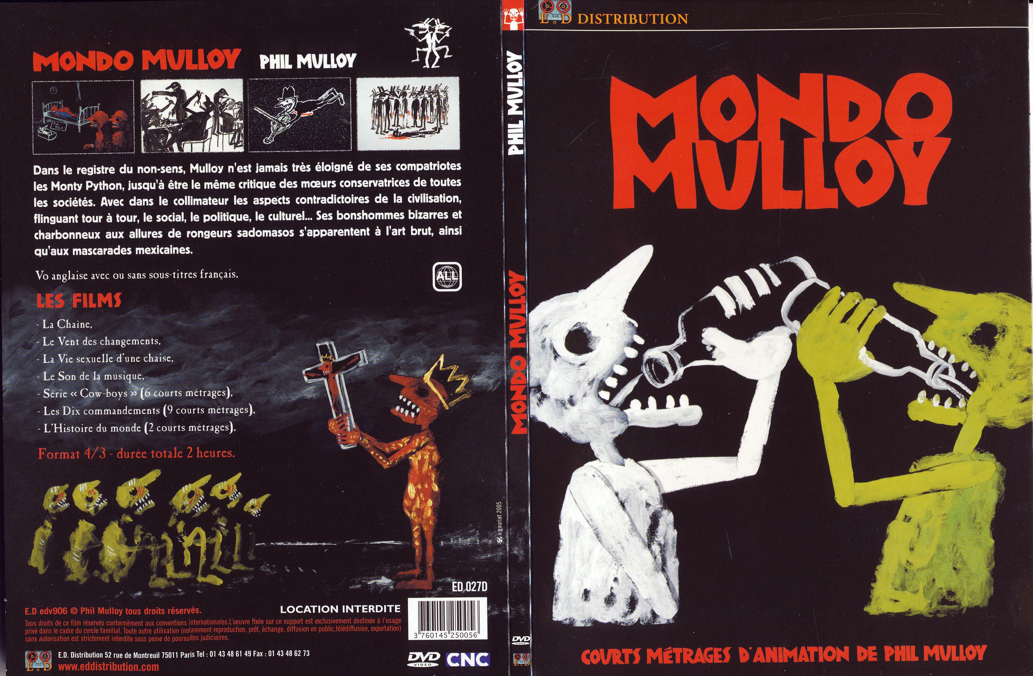 Jaquette DVD Mondo Mulloy