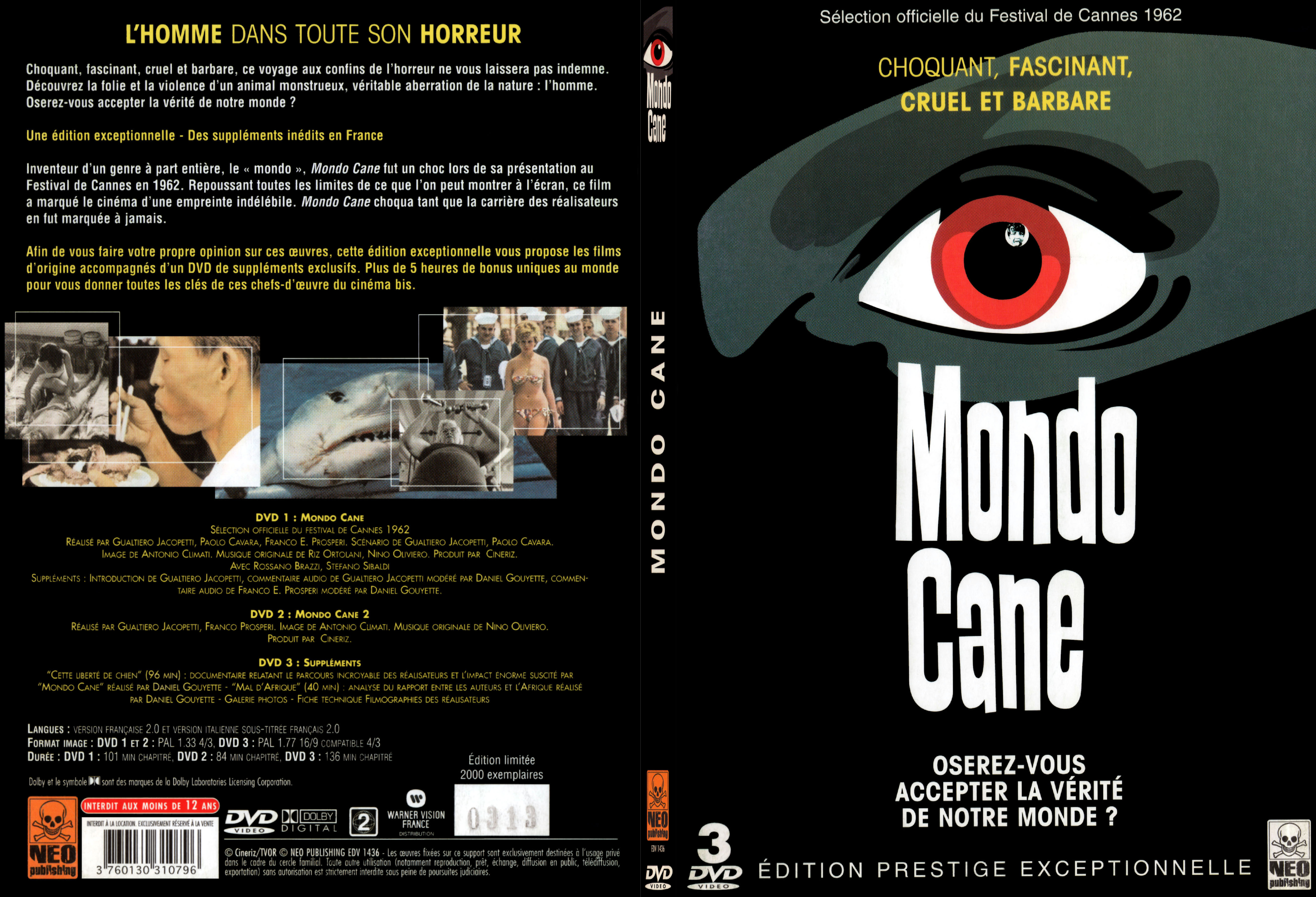 Jaquette DVD Mondo cane - SLIM