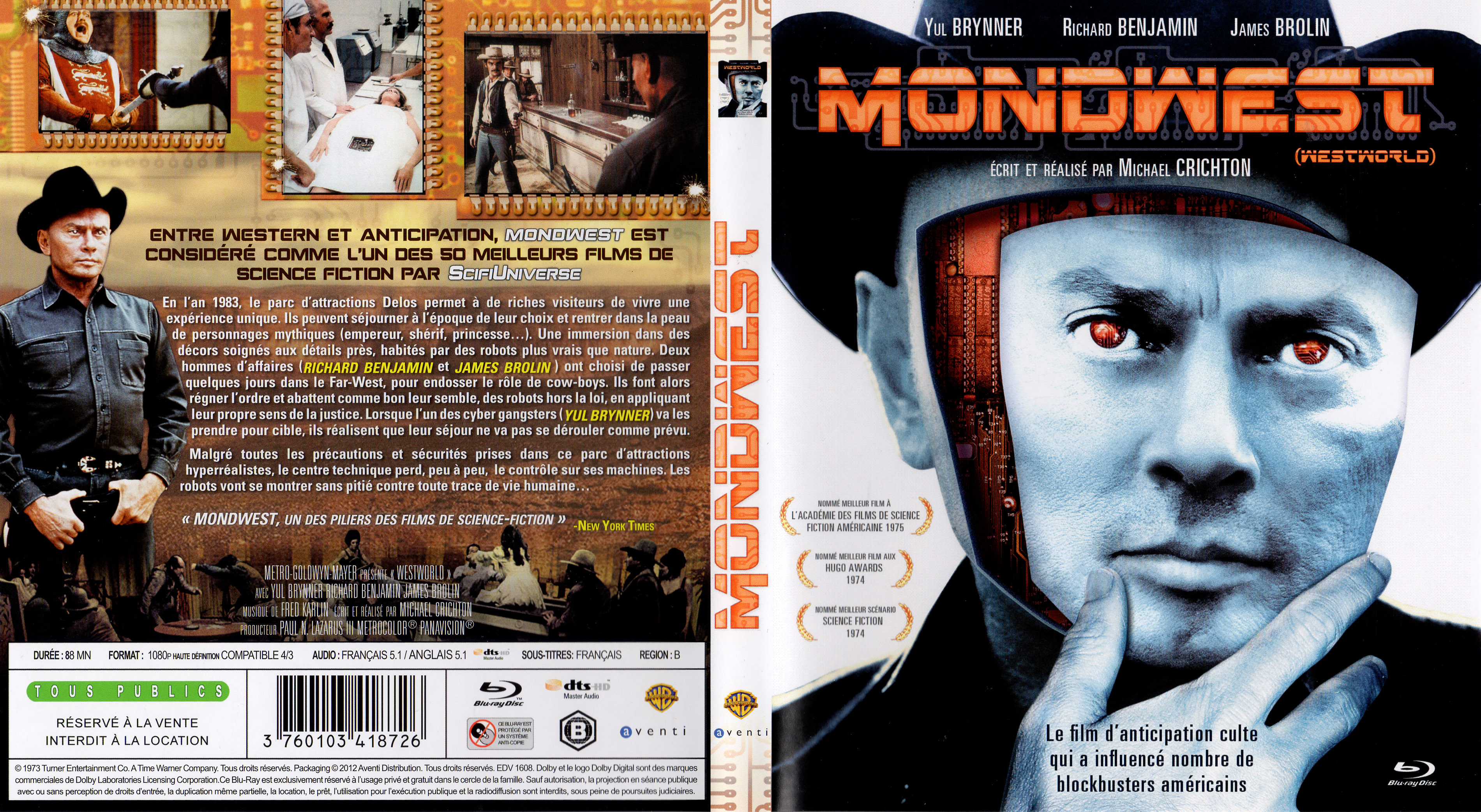 Jaquette DVD Mondwest (BLU-RAY)