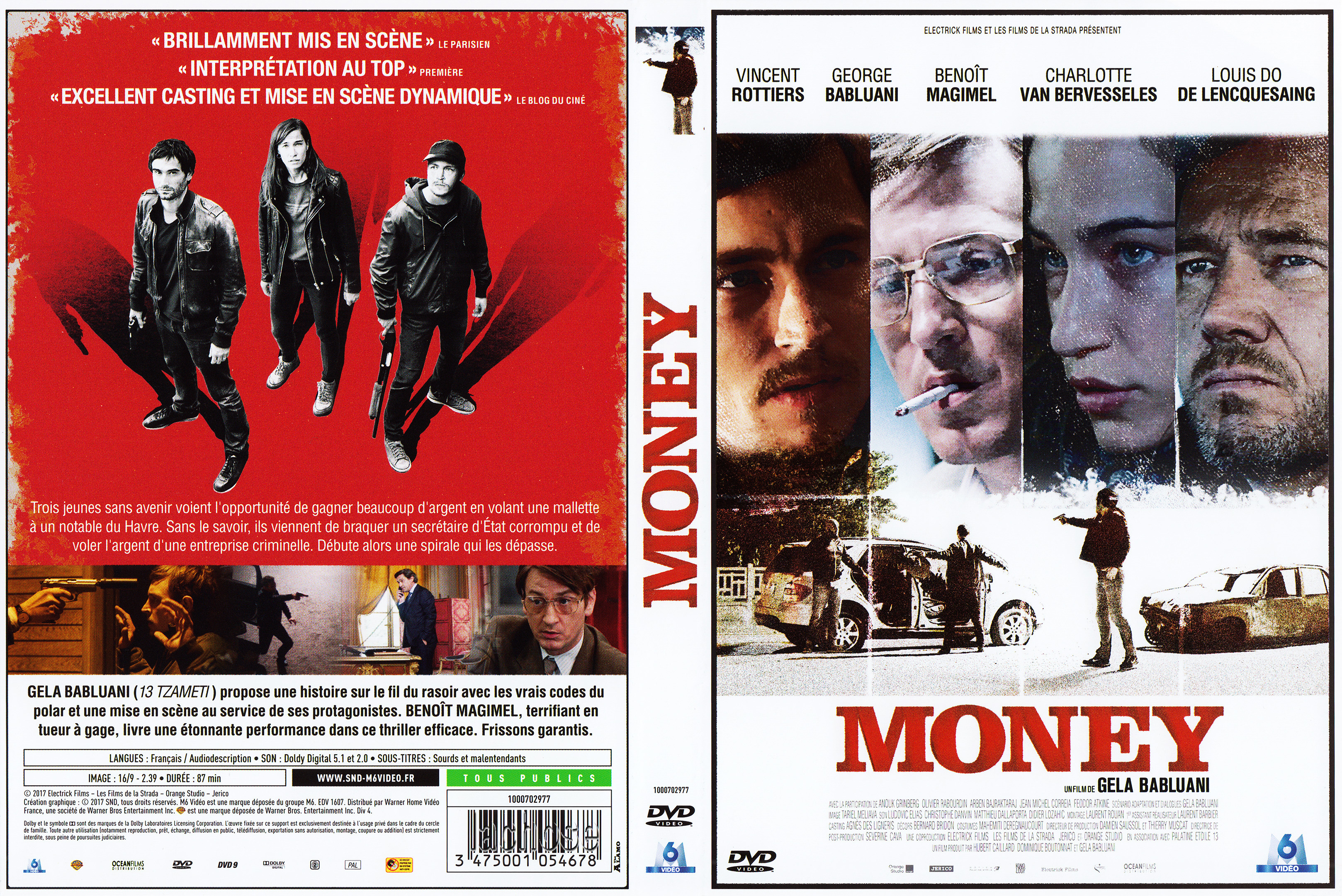 Jaquette DVD Money (2017)