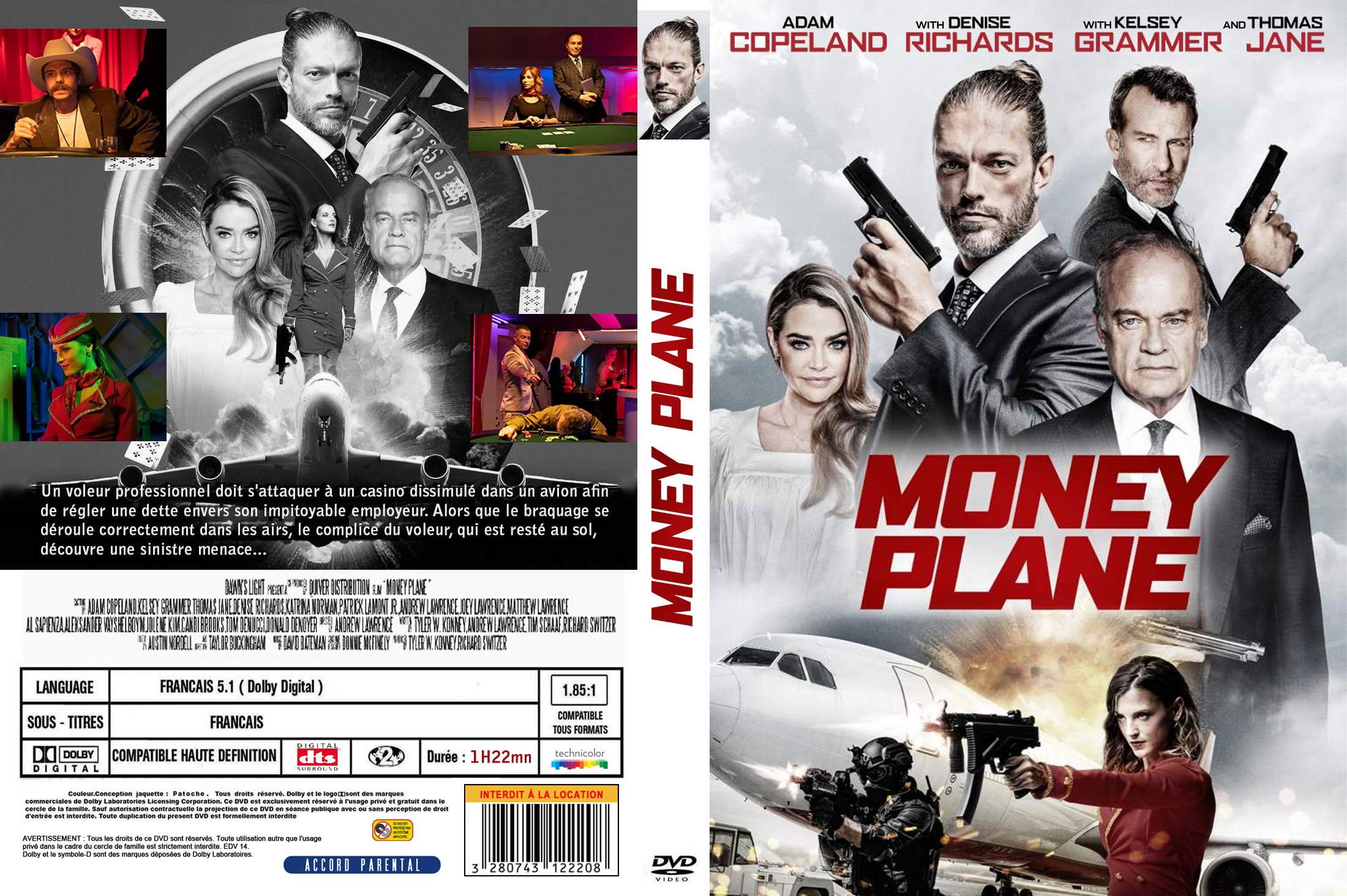 Jaquette DVD Money plane custom