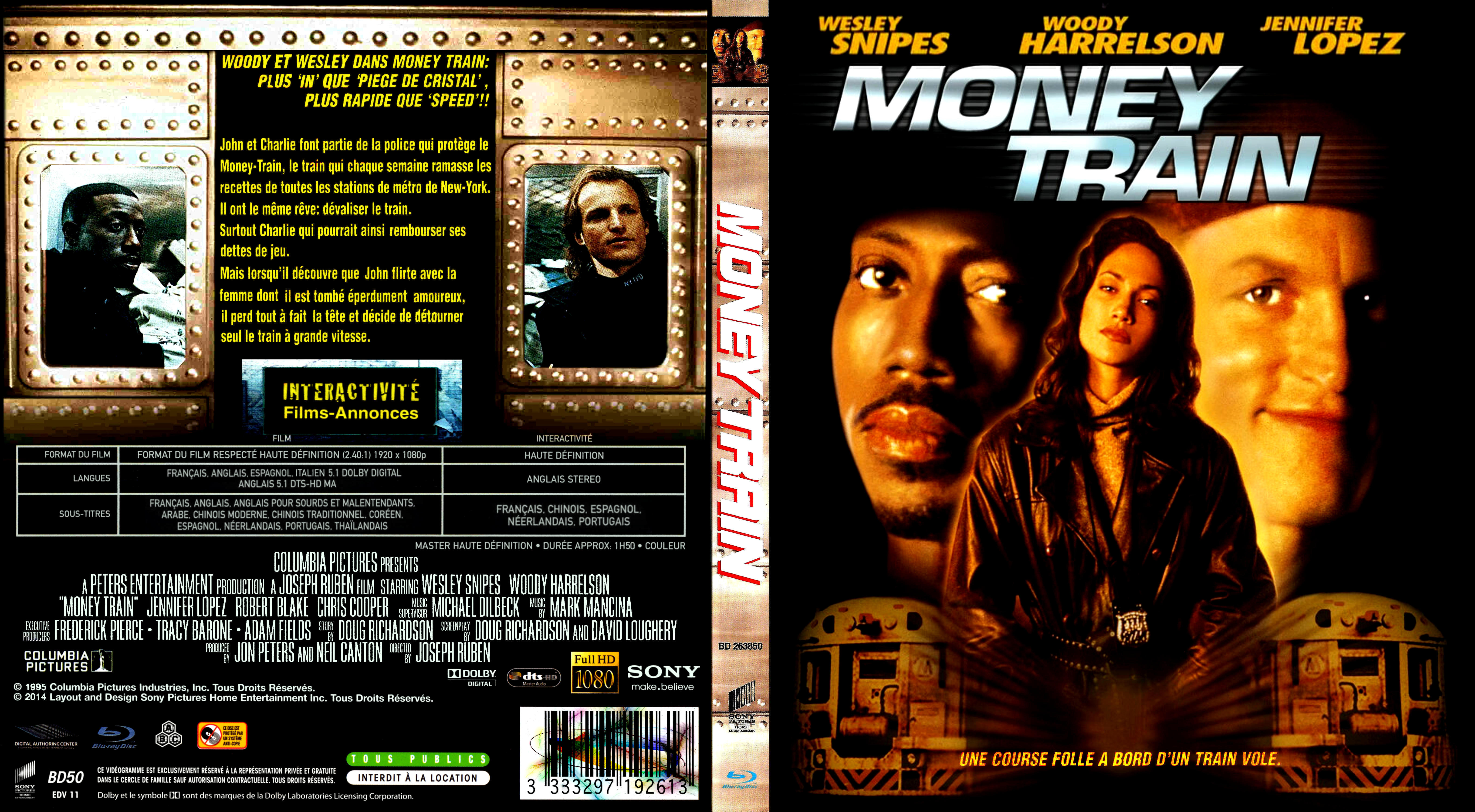 Jaquette DVD Money train custom (BLU-RAY)