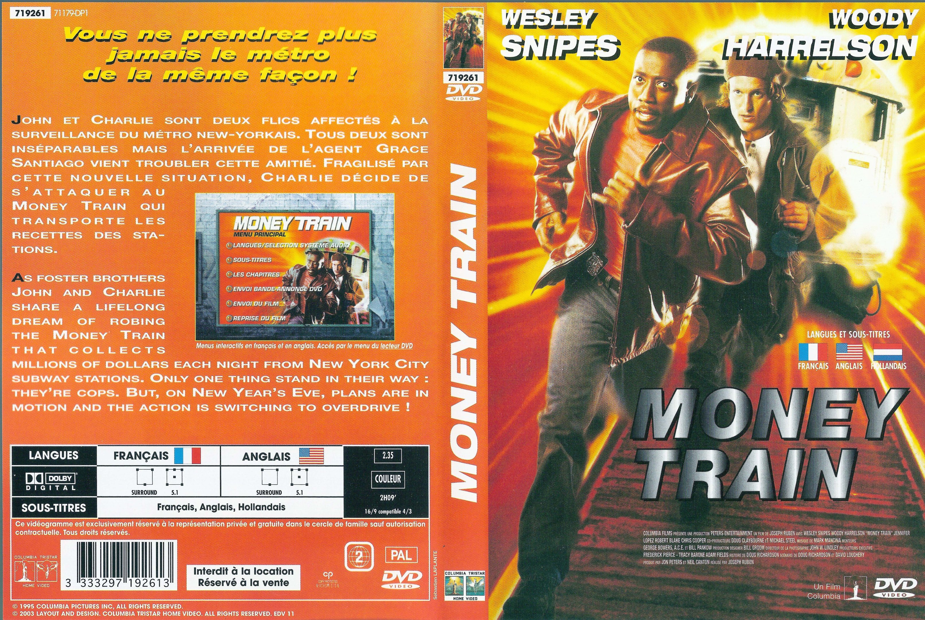Jaquette DVD Money train v2