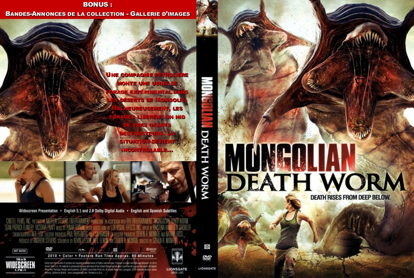 Jaquette DVD Mongolian Death Worm custom