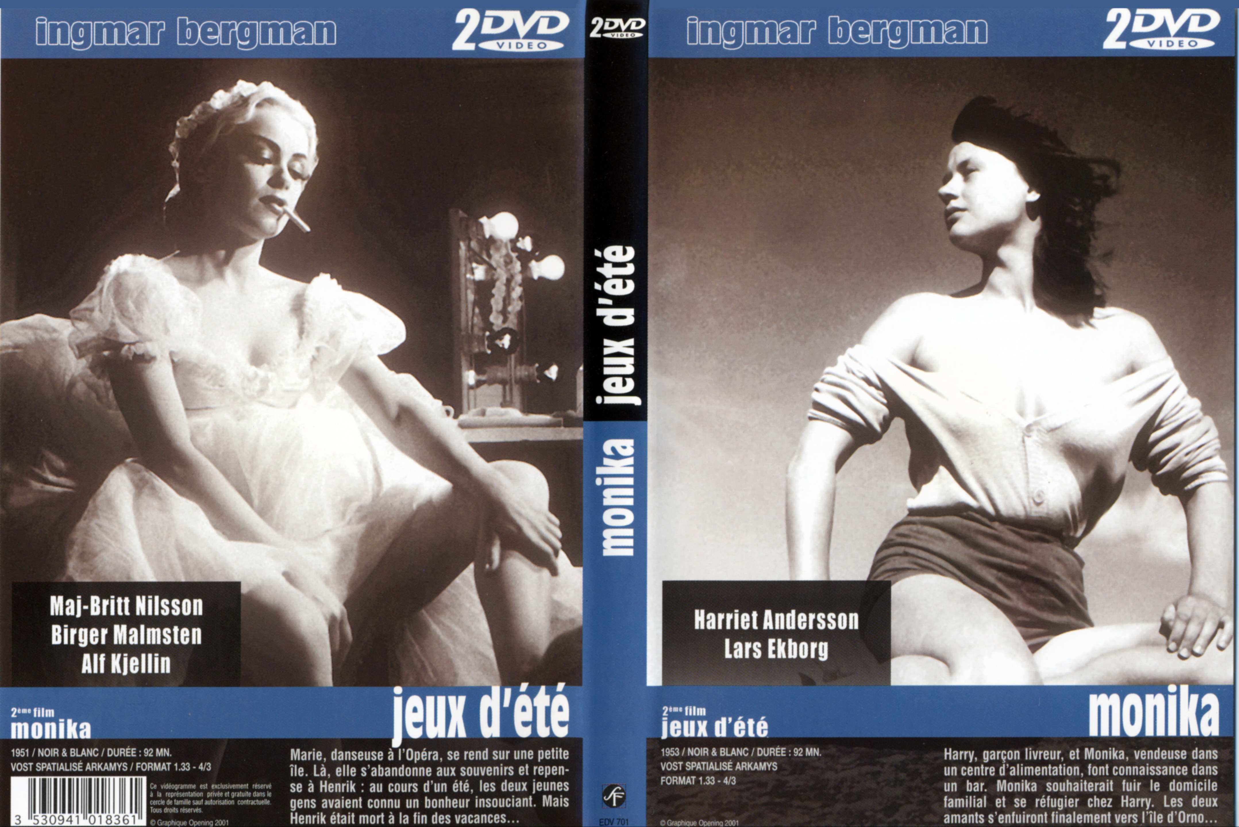 Jaquette DVD Monika + Jeux d