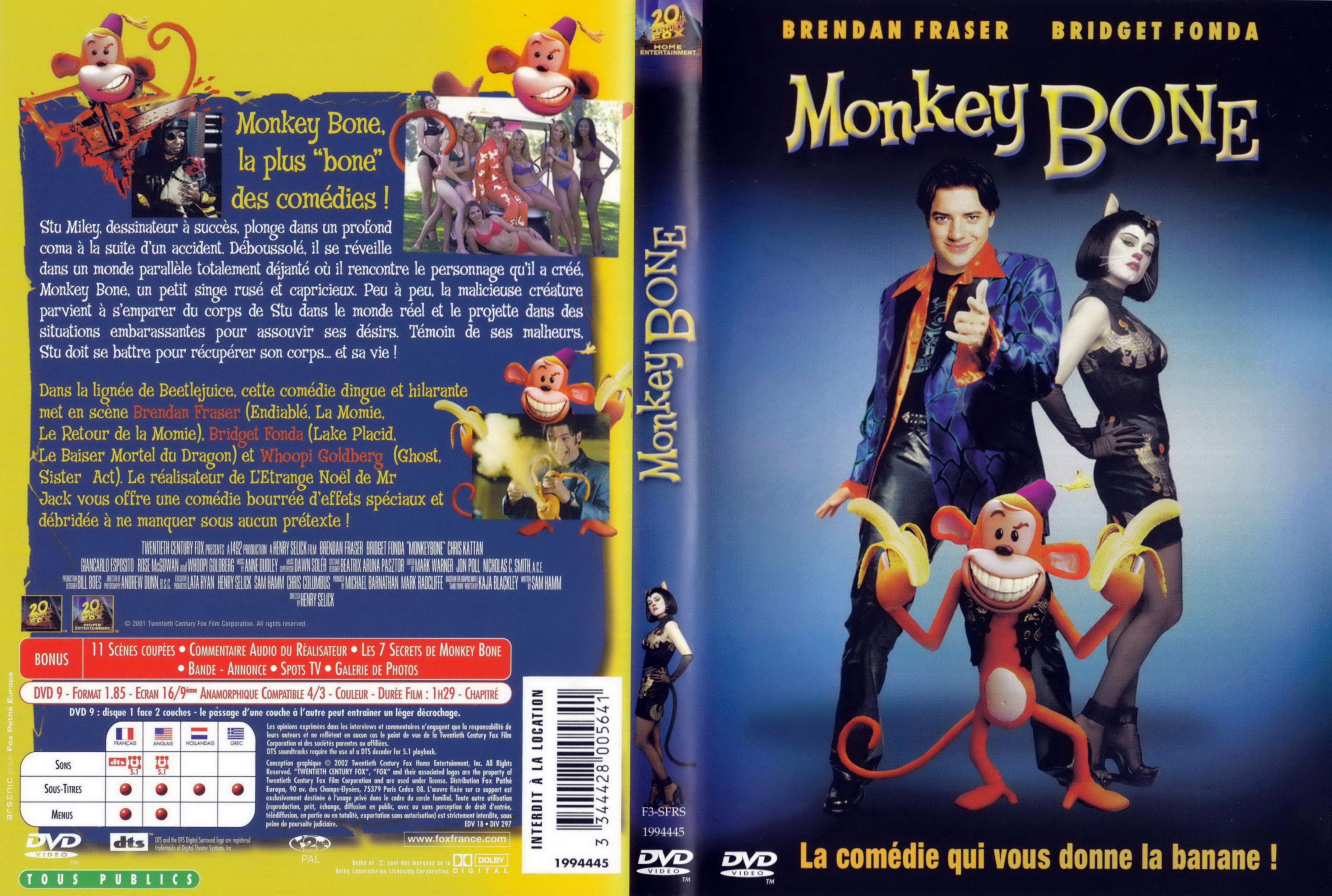 Jaquette DVD Monkey bone