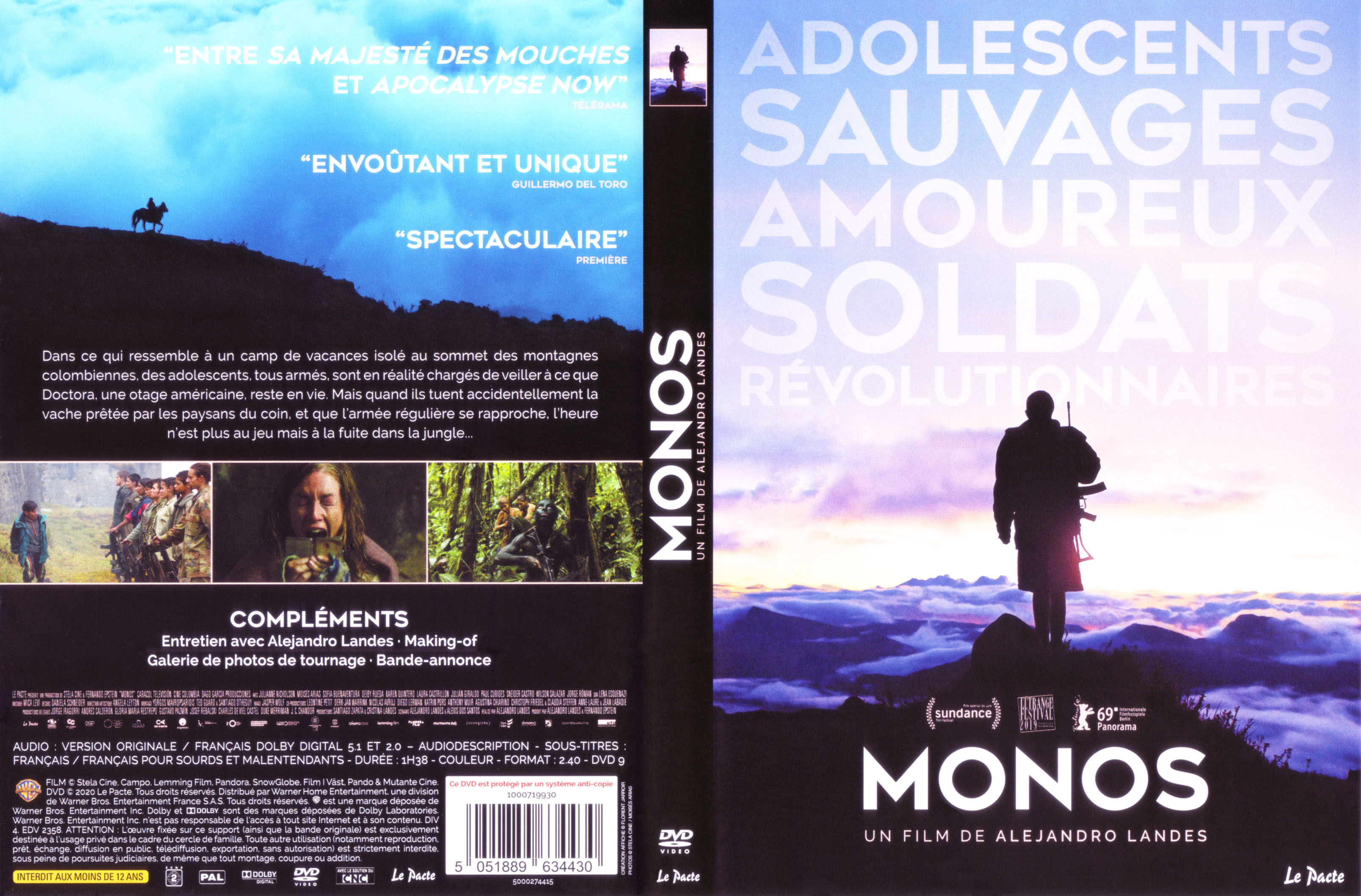 Jaquette DVD Monos