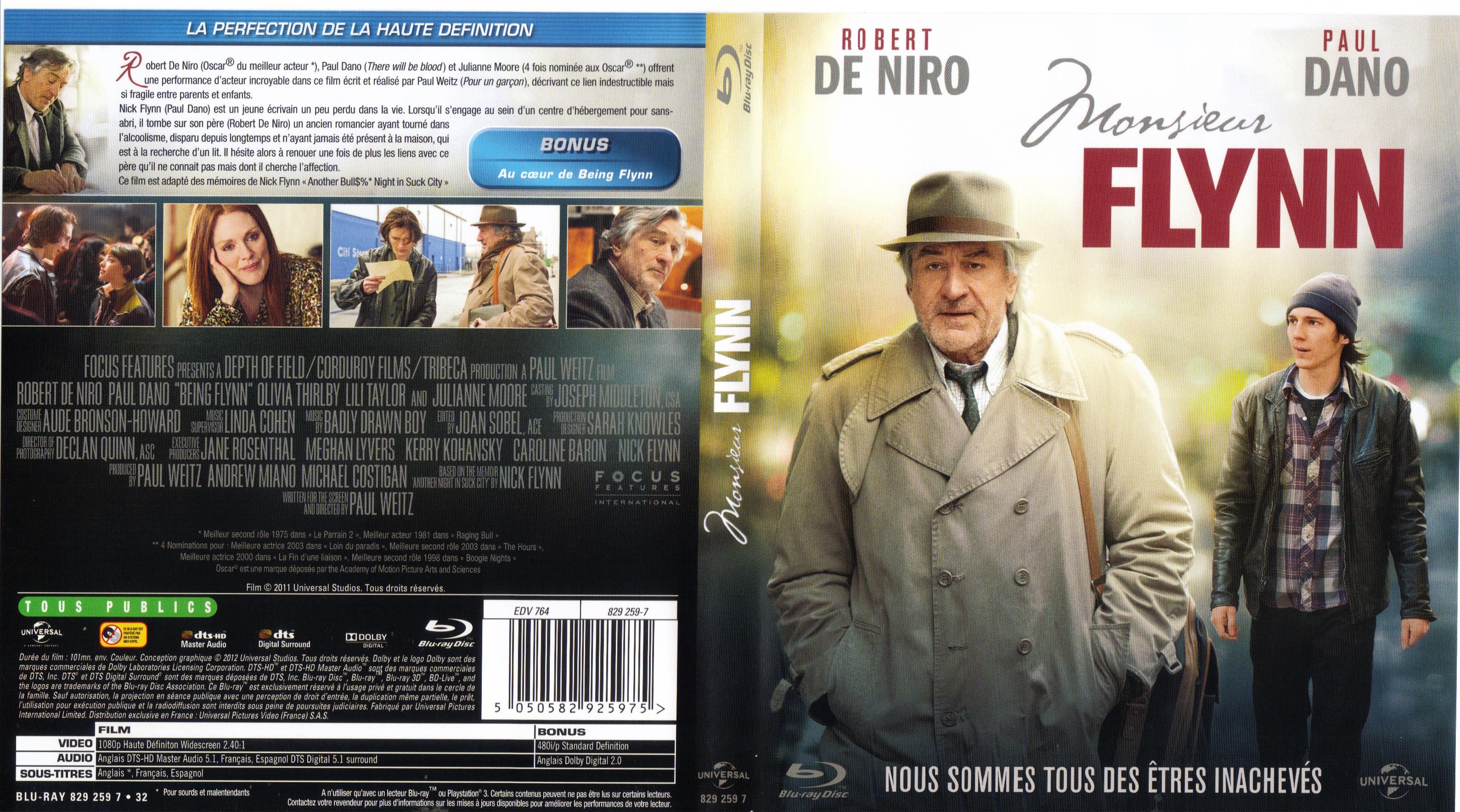 Jaquette DVD Monsieur Flynn (BLU-RAY)