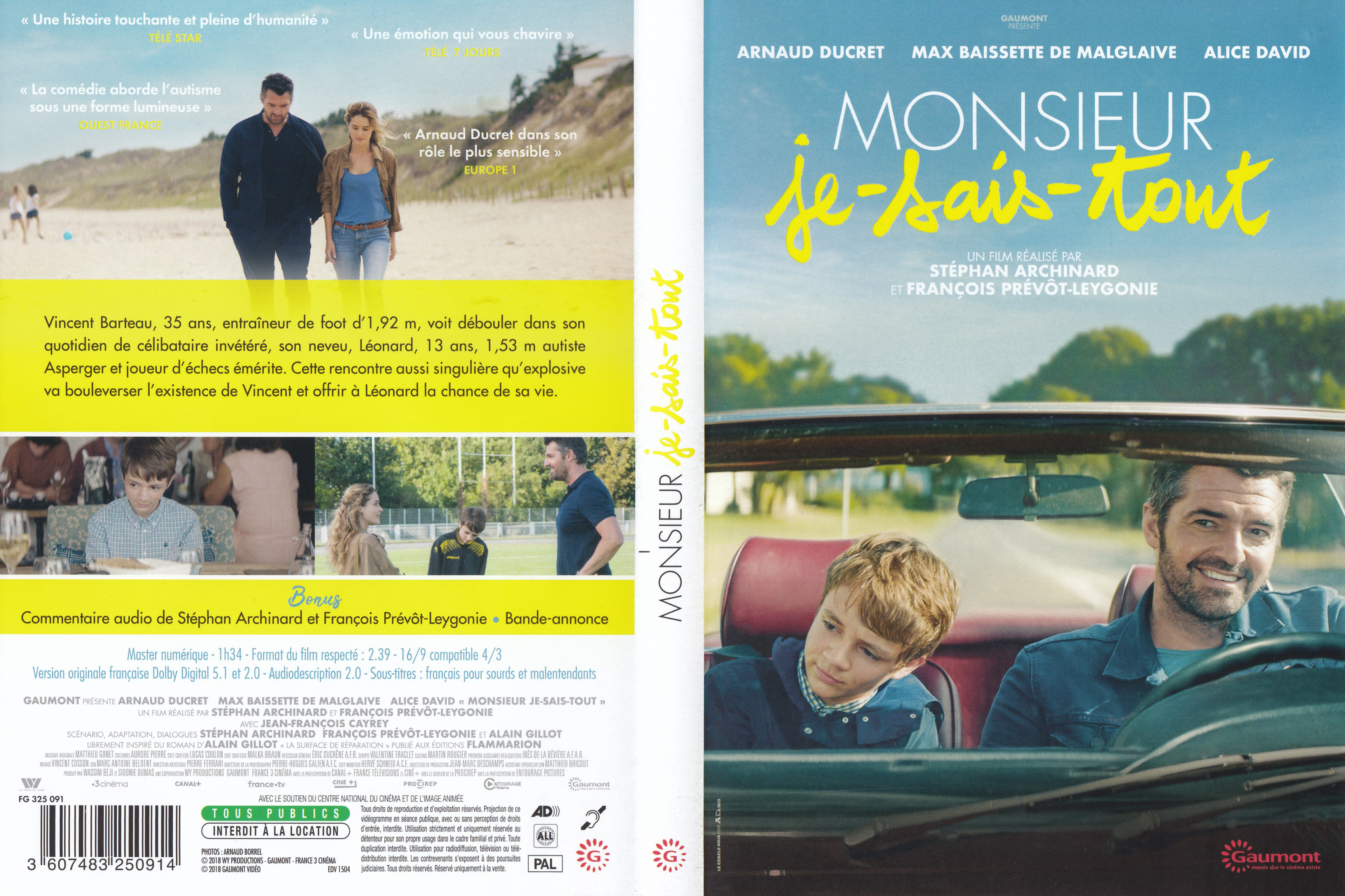 Jaquette DVD Monsieur Je-sais-tout