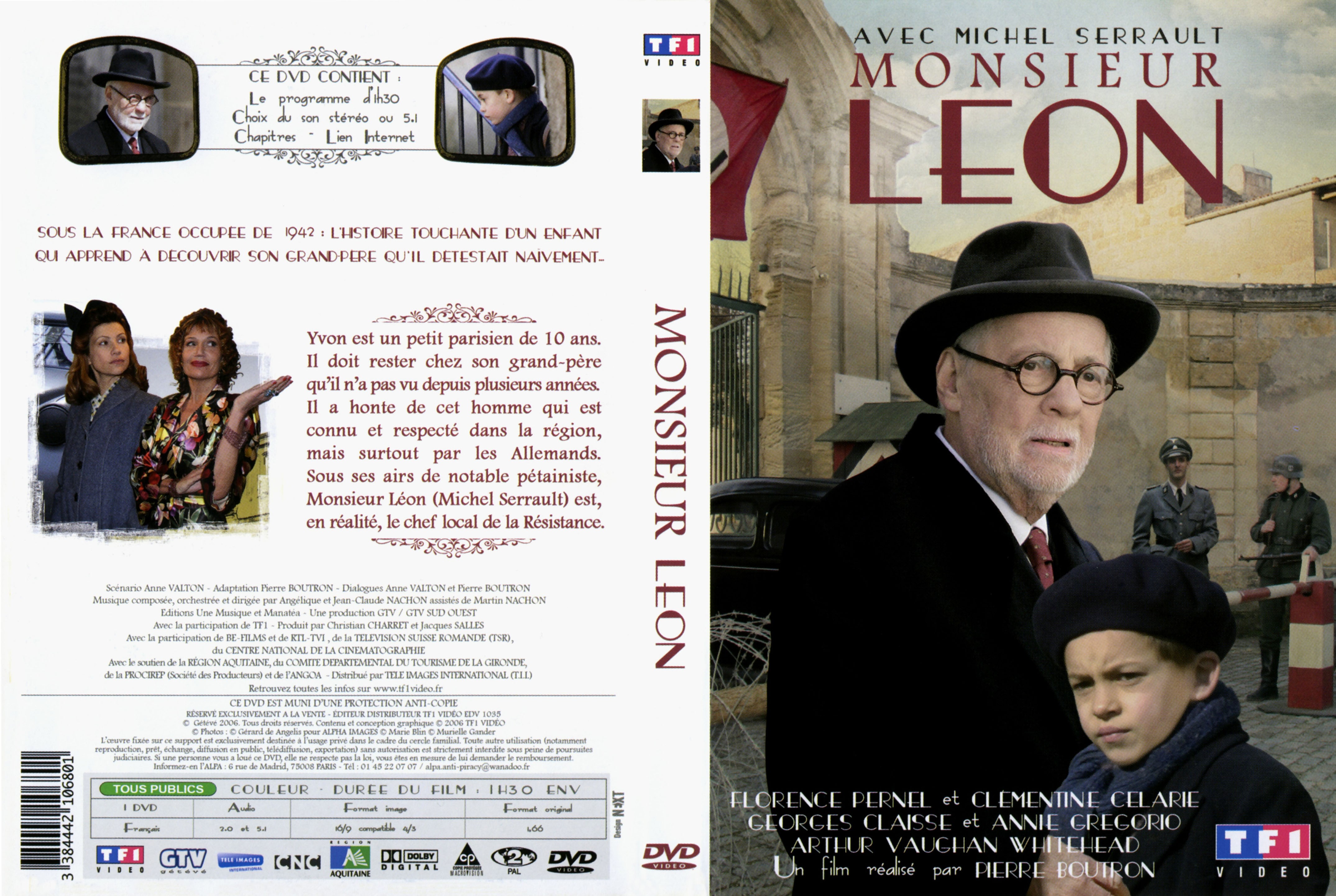 Jaquette DVD Monsieur Leon