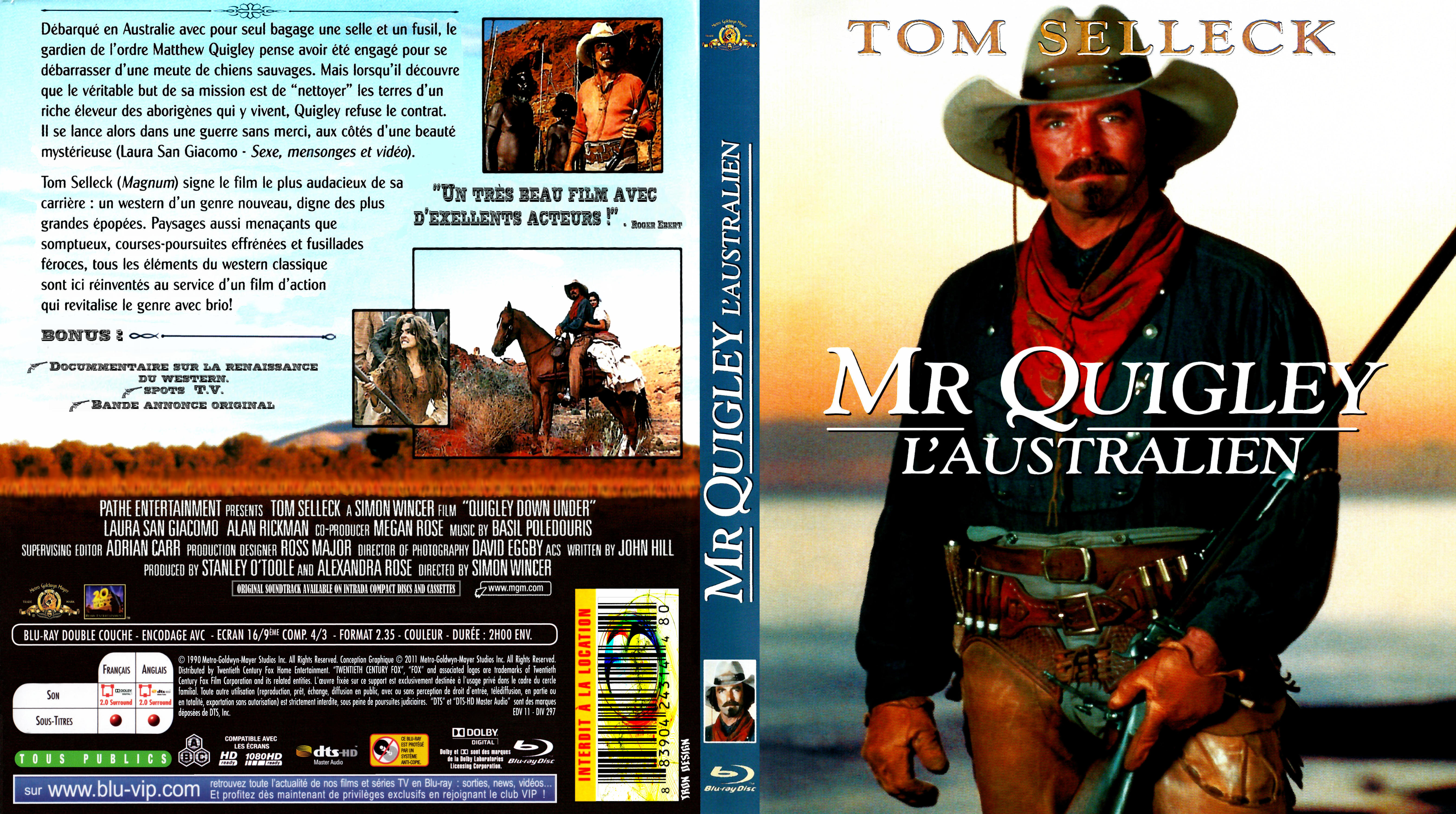 Jaquette DVD Monsieur Quigley l