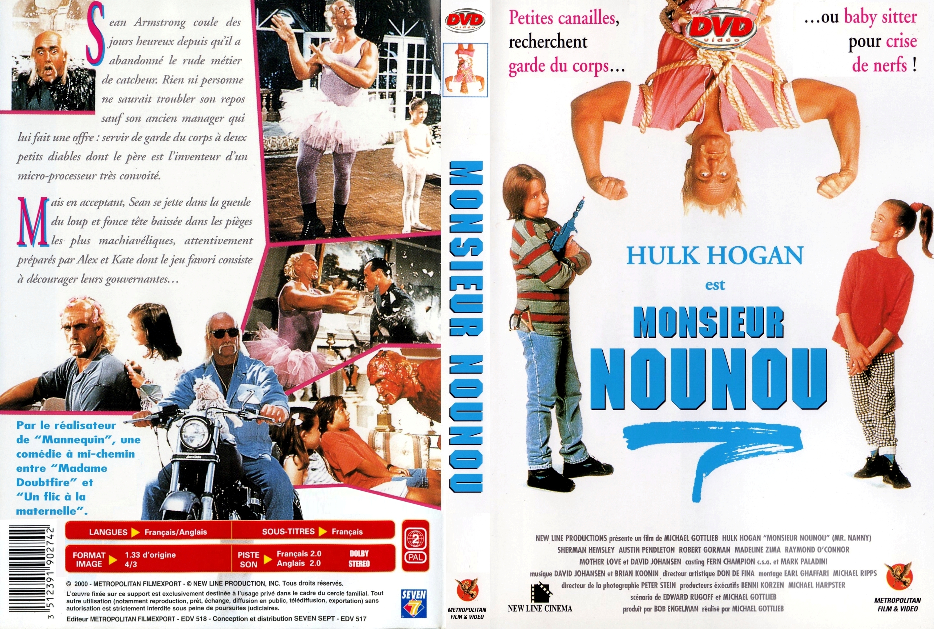 Jaquette DVD Monsieur nounou